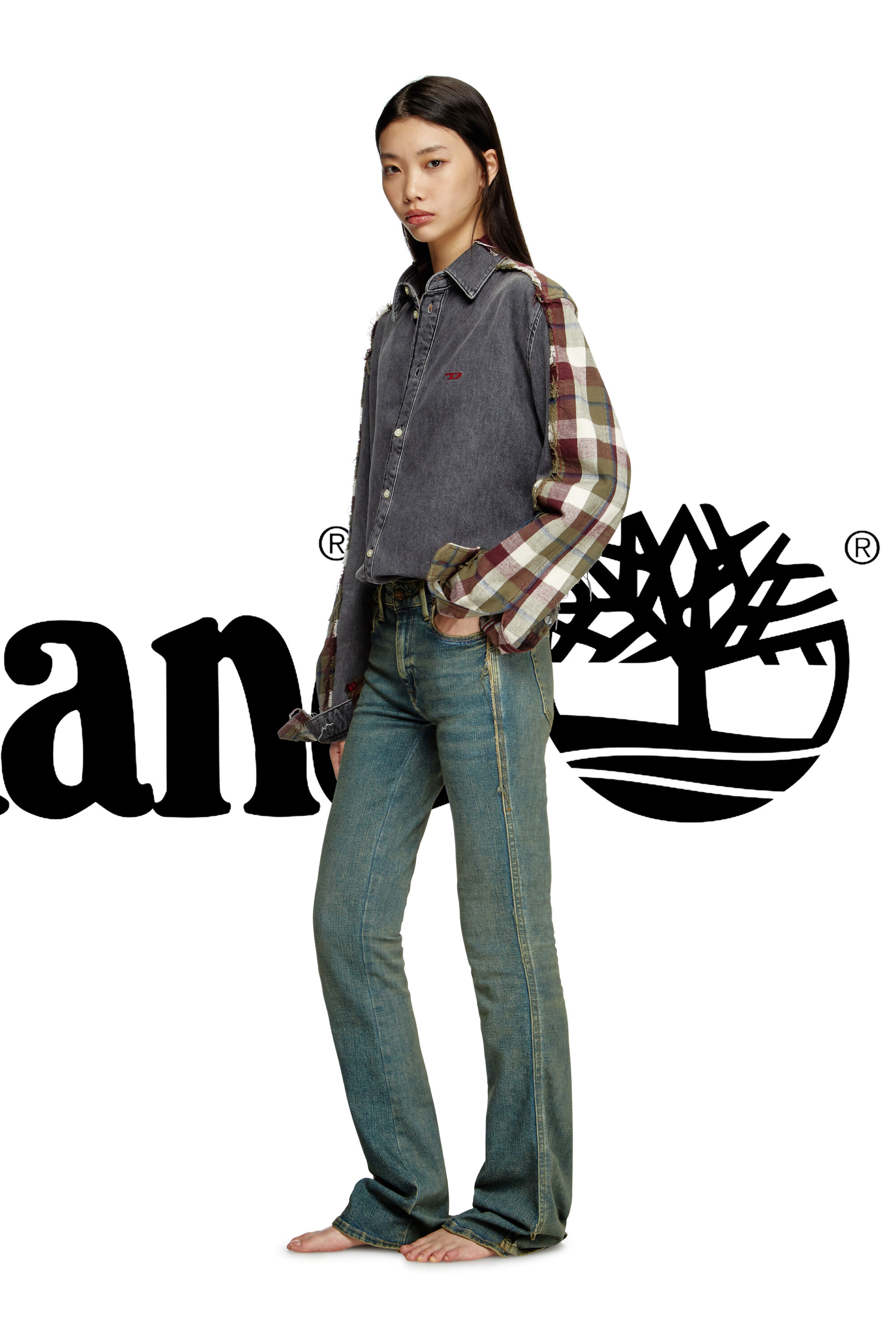 Diesel - Shirt Dieseloves 7A, Chemise en denim à carreaux Mixte in Polychrome - 8