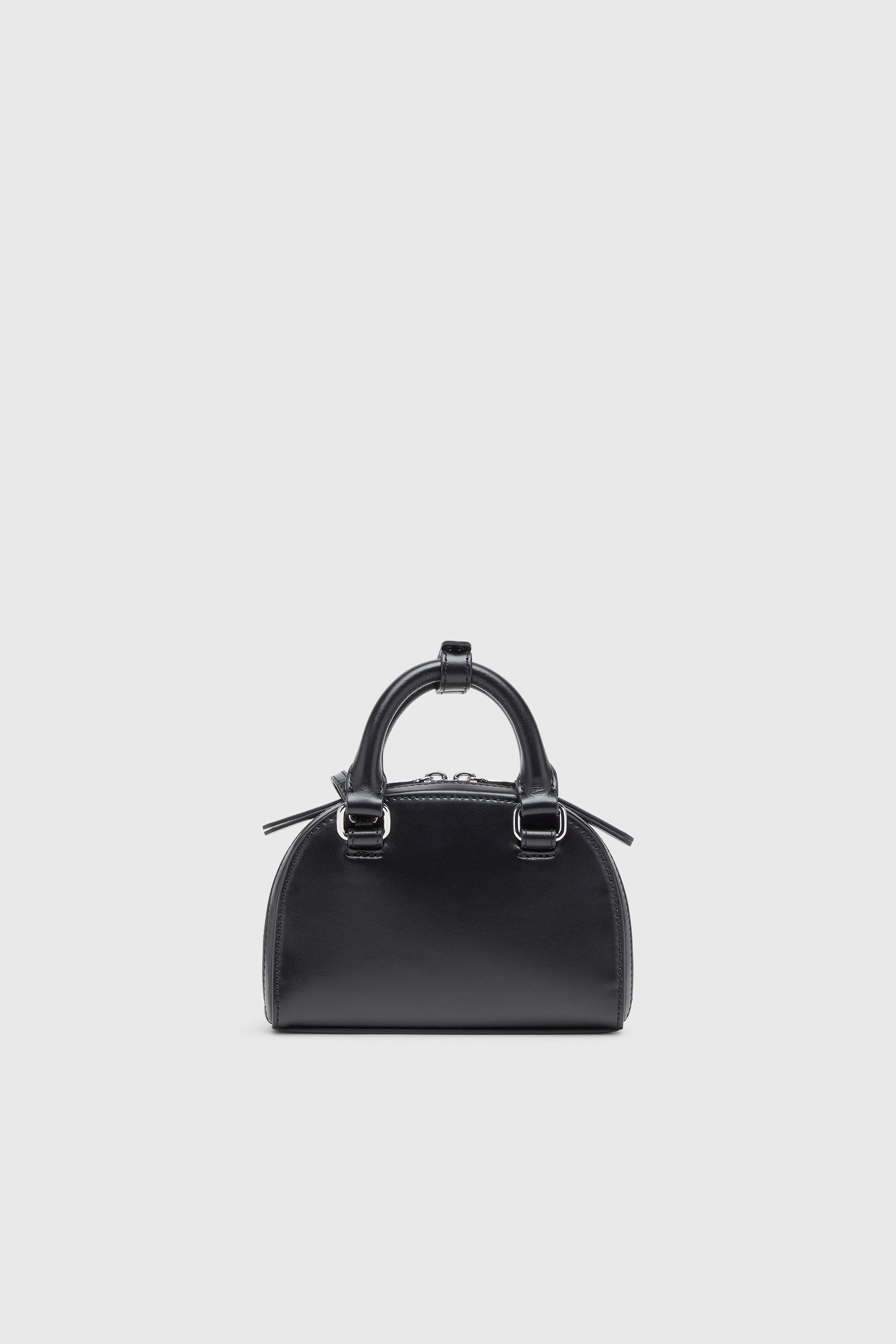 Diesel - 1DR DOME CROSSBODY XS, 1DR Dome-Slim sac bowling en cuir nappa Femme in Noir - 3