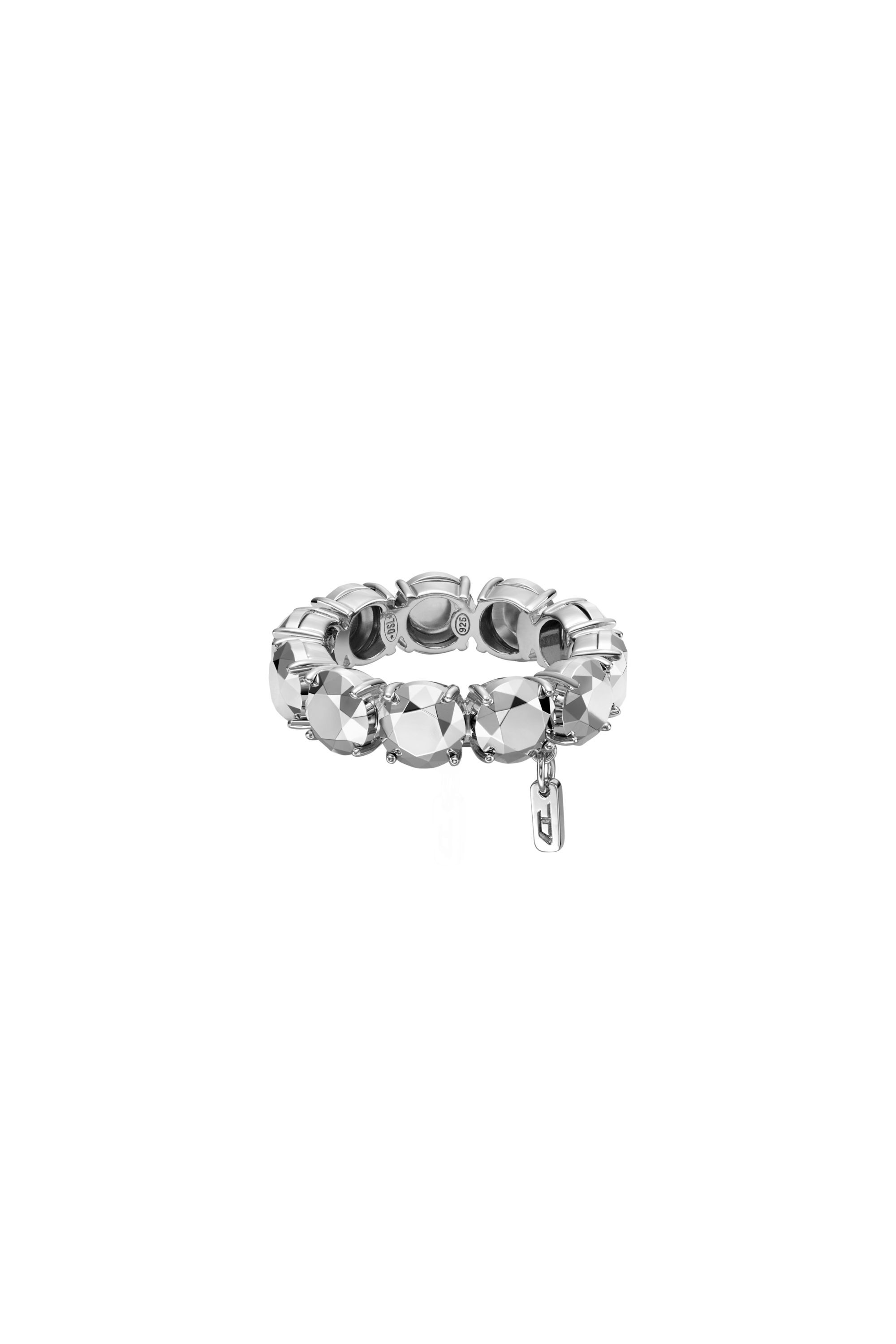 Diesel - DL1359040 STERLING SILVER JEWEL, Bague en argent sterling Mixte in Gris argenté - 2