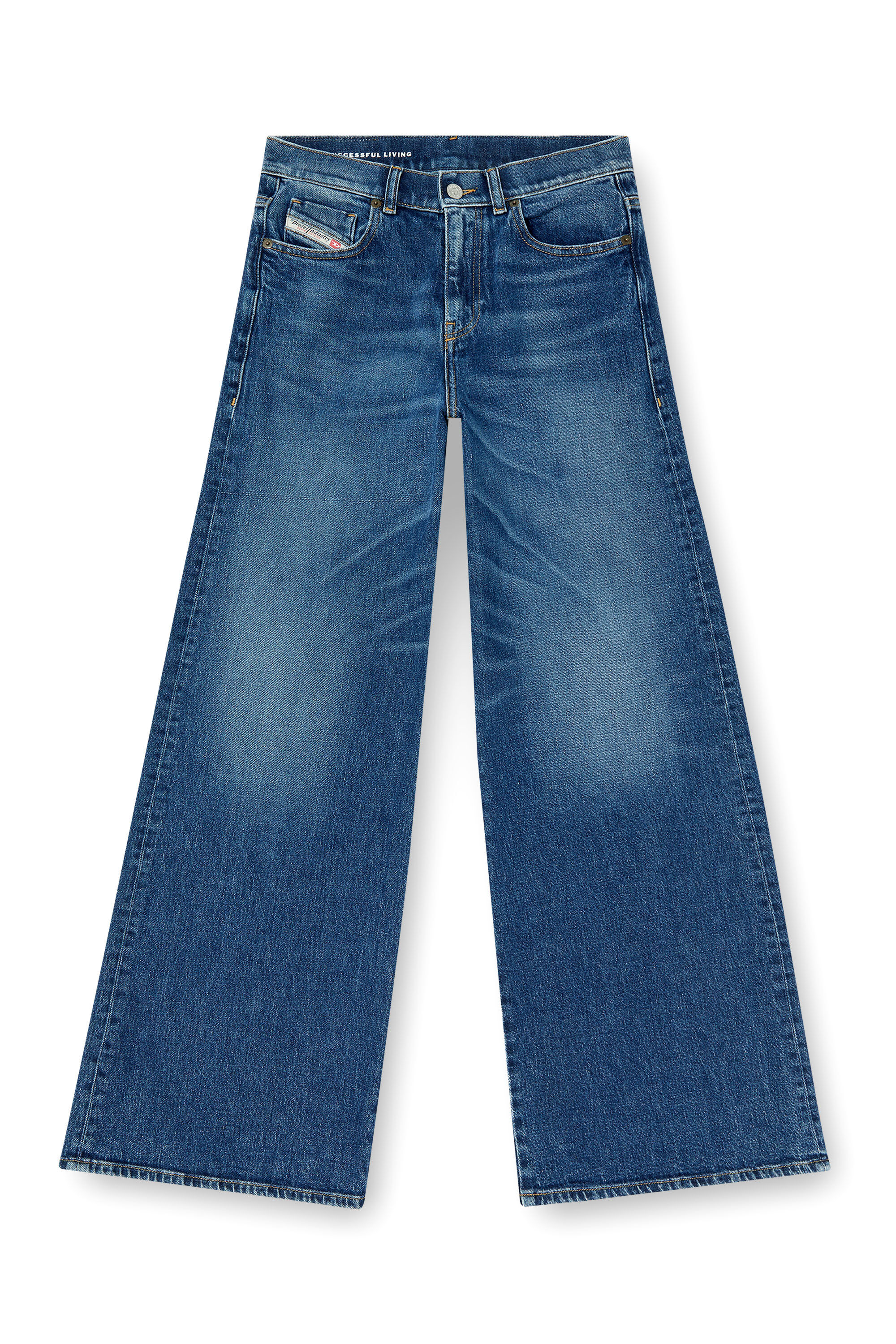 Diesel - Flare Jeans 1978 D-Akemi 09L21 Femme, Bleu moyen - Image 6