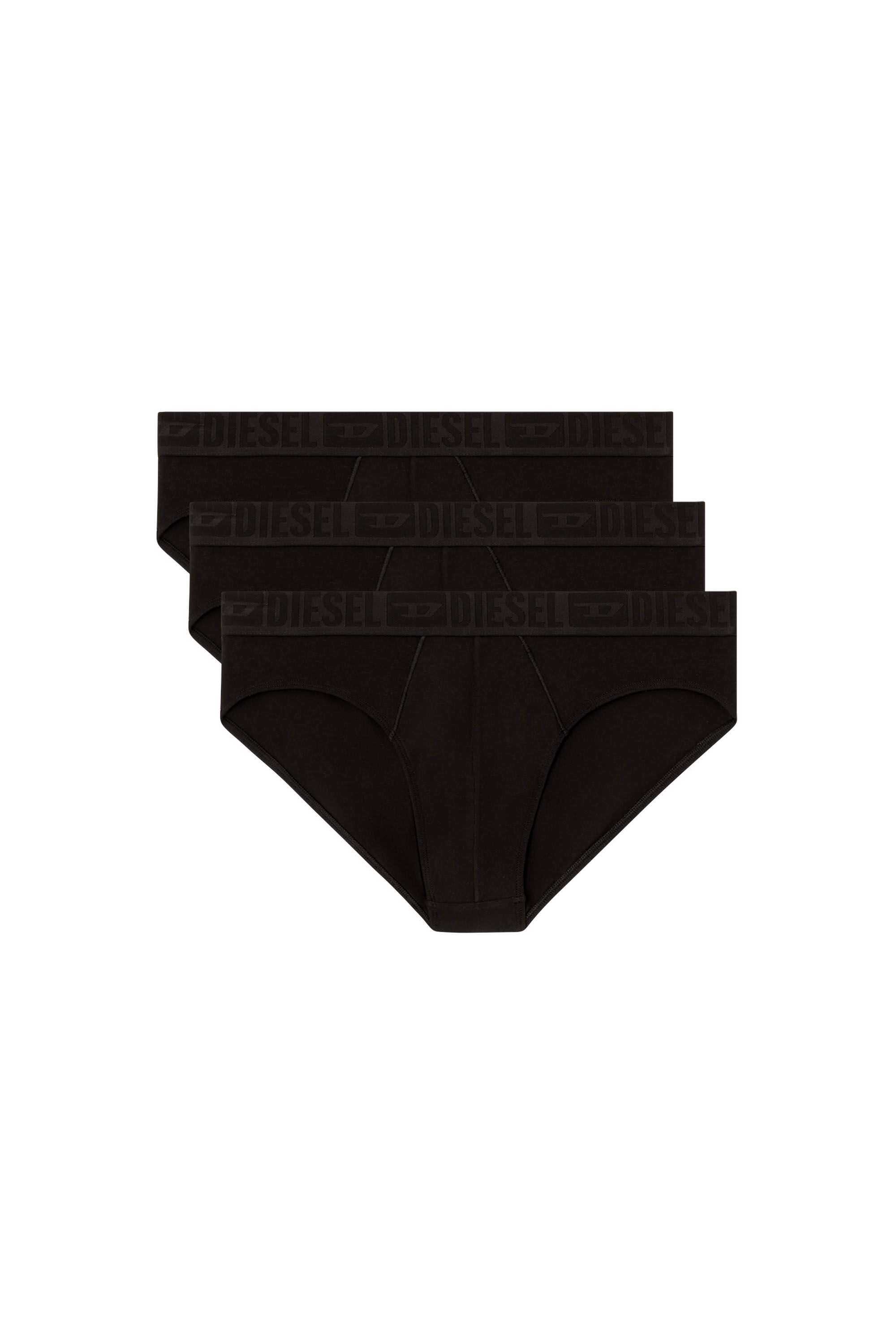 Diesel - ROY-D-MONO-3PACK, Lot de trois boxers Homme in Noir - 2