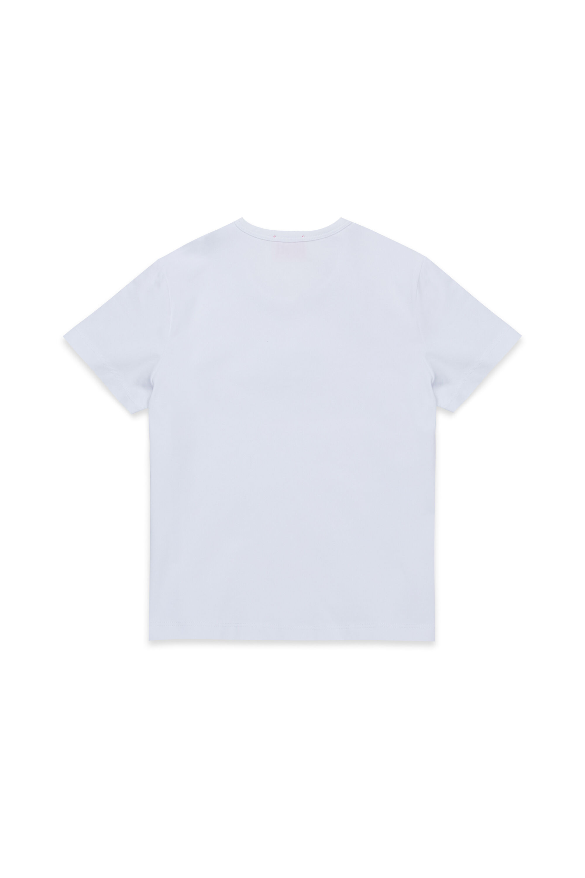 Diesel - TANGIEX, T-shirt avec broderie Oval D ton sur ton Femme in Blanc - 2