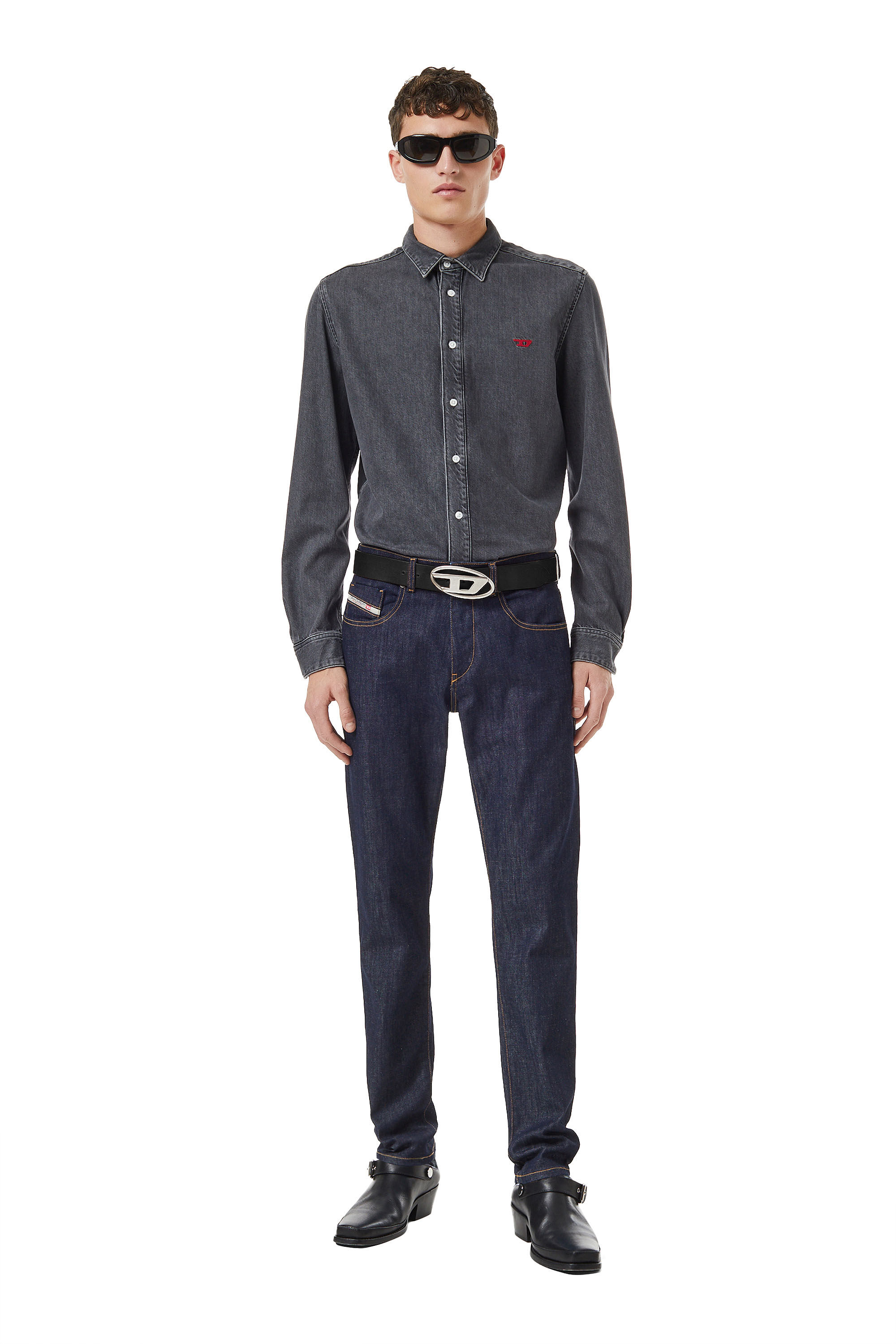 2019 D STRUKT Homme jean slim bleu fonc taille moyenne Diesel