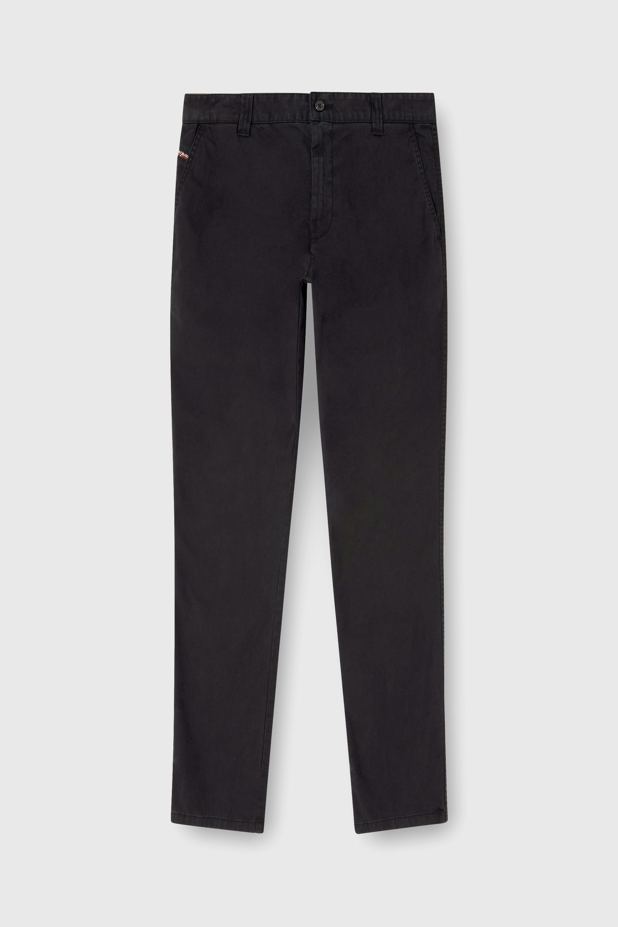 Diesel - P-DEFINE-EPCH, Pantalon en coton avec boucle utilitaire Homme in Noir - 2