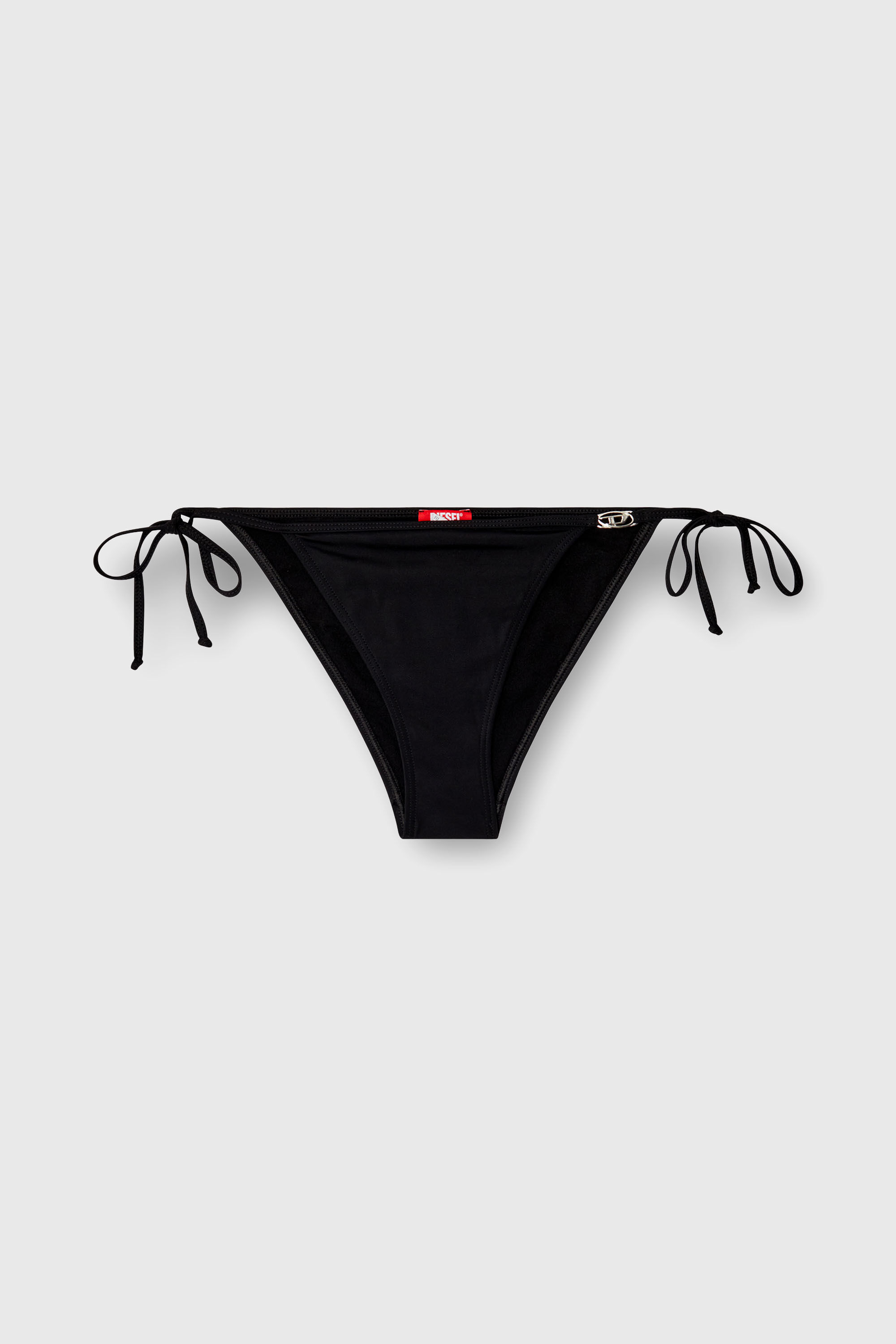 Diesel - BRIGITTES-DNM, Bas de bikini avec d&eacute;tail Oval D Femme in Noir - 4