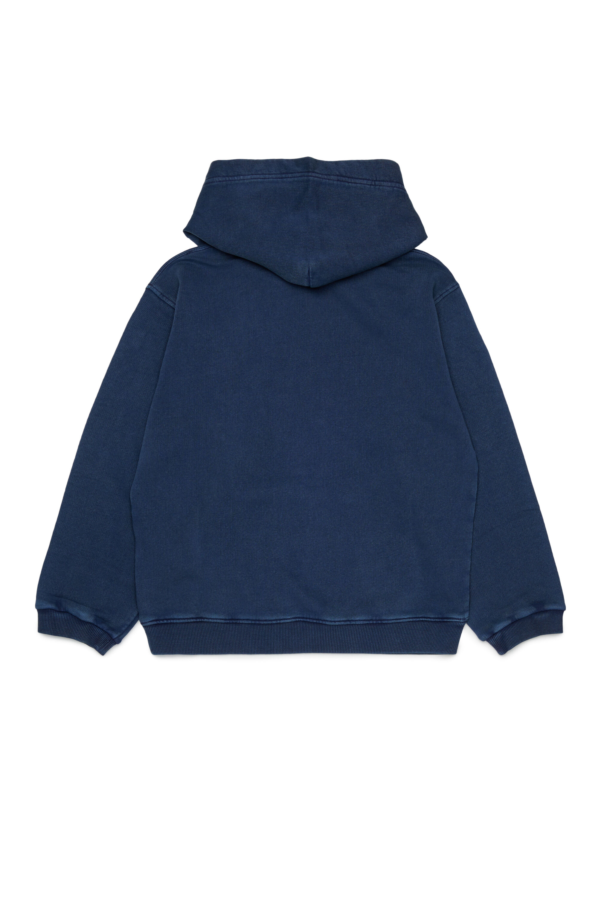 Diesel - STISEL OVER, Sweat &agrave; capuche avec maxi logo imprim&eacute; Homme in Bleu - 2