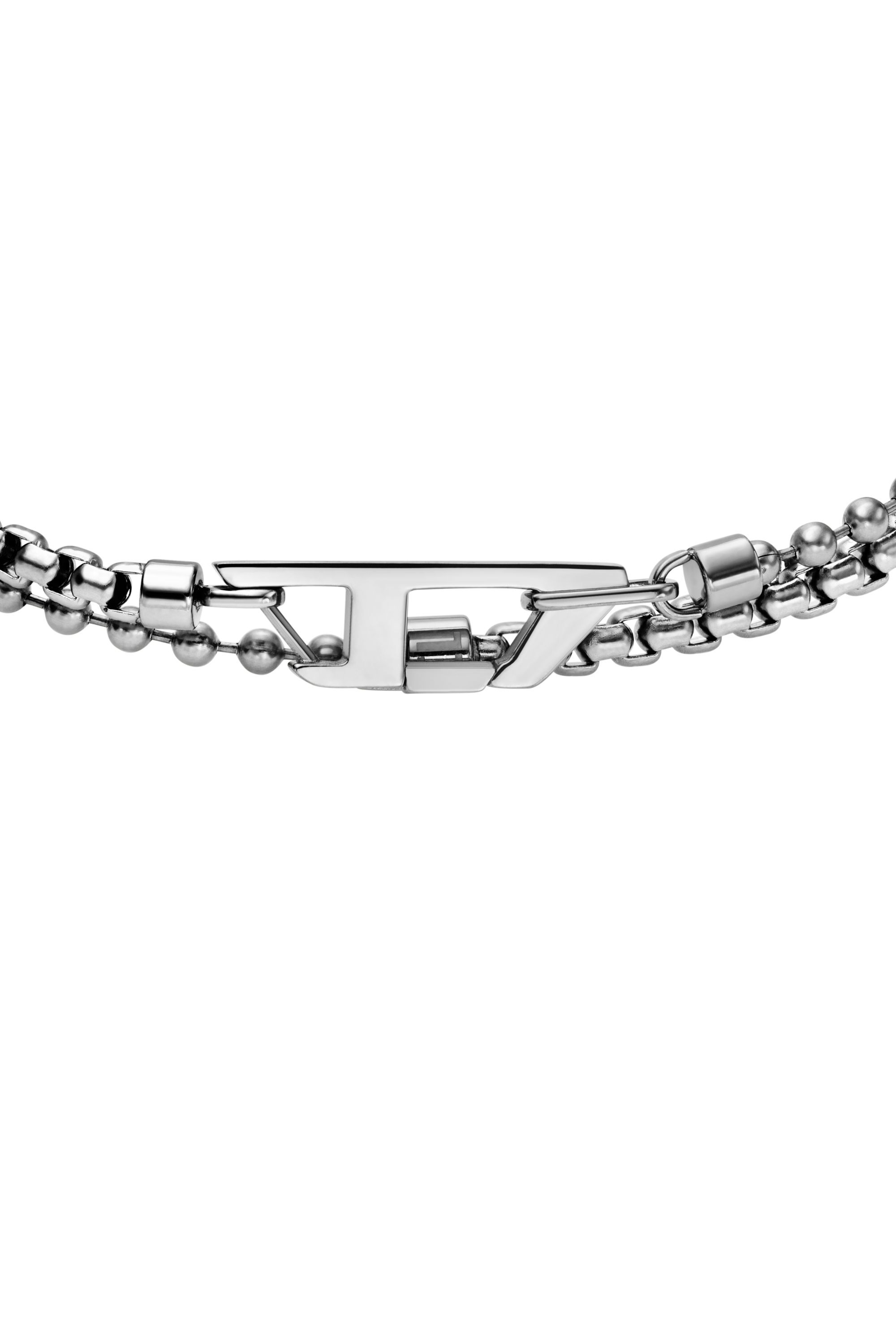 Diesel - DX1473, Bracelet chaîne en acier inoxydable Mixte in Gris argenté - 2