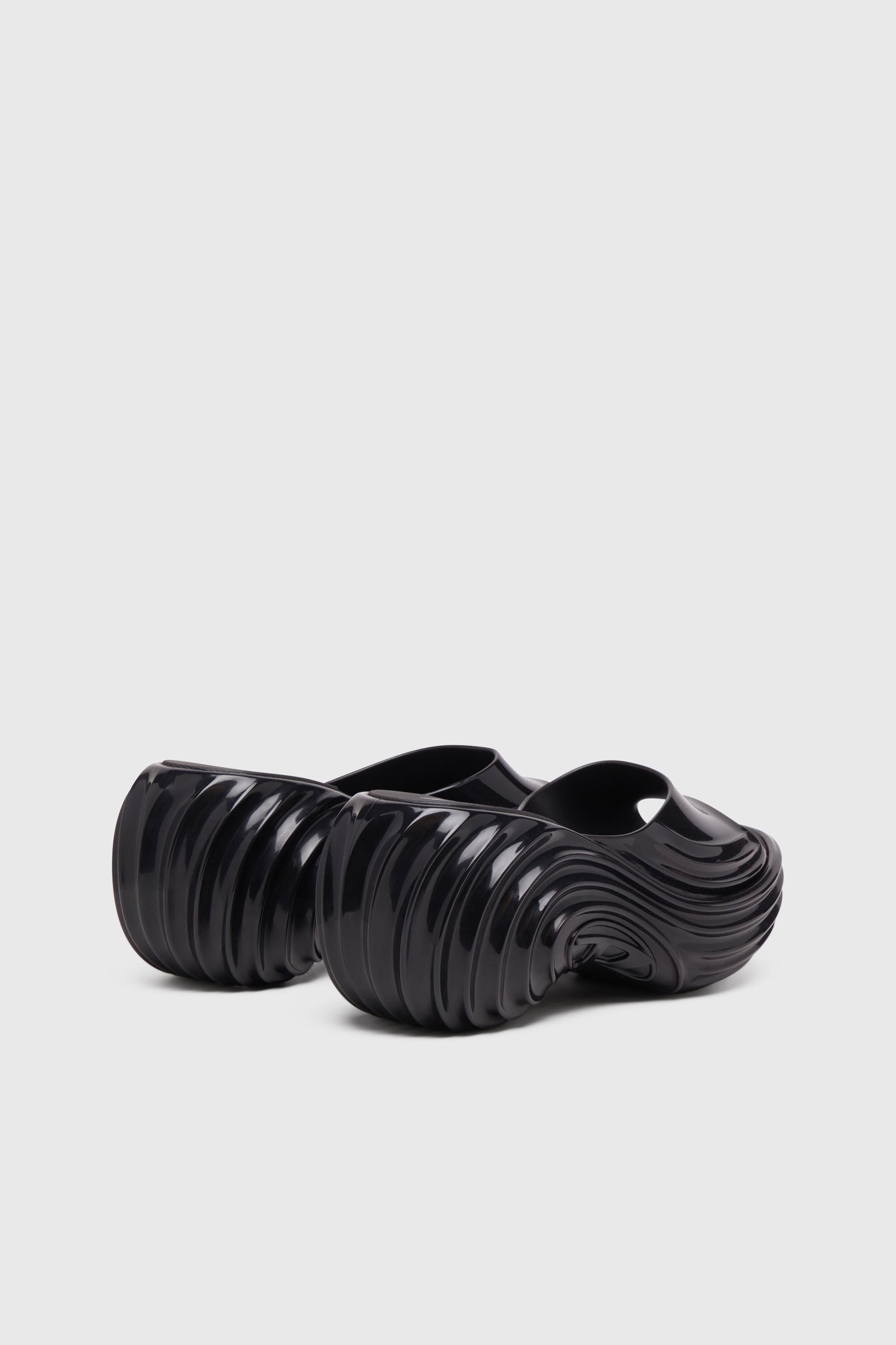 Diesel - MELISSA QUANTUM PLATFORM, Mule &agrave; plateforme en Melflex&reg; Femme in Noir - 3