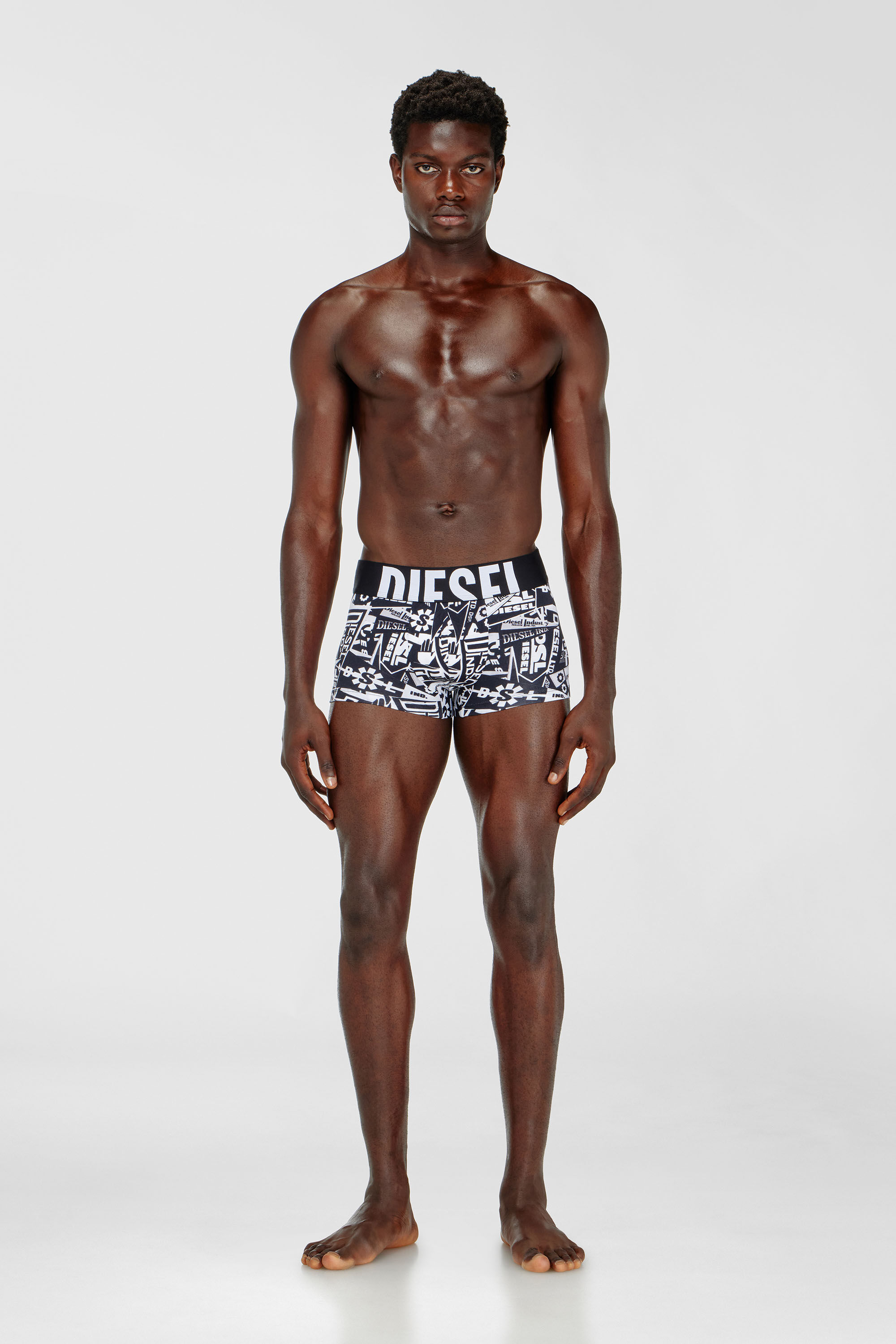 Diesel - UMBX-DAMIENTHREEPACK-5.5EL, Lot de trois boxers avec imprim&eacute; drapeau Homme in Polychrome - 1