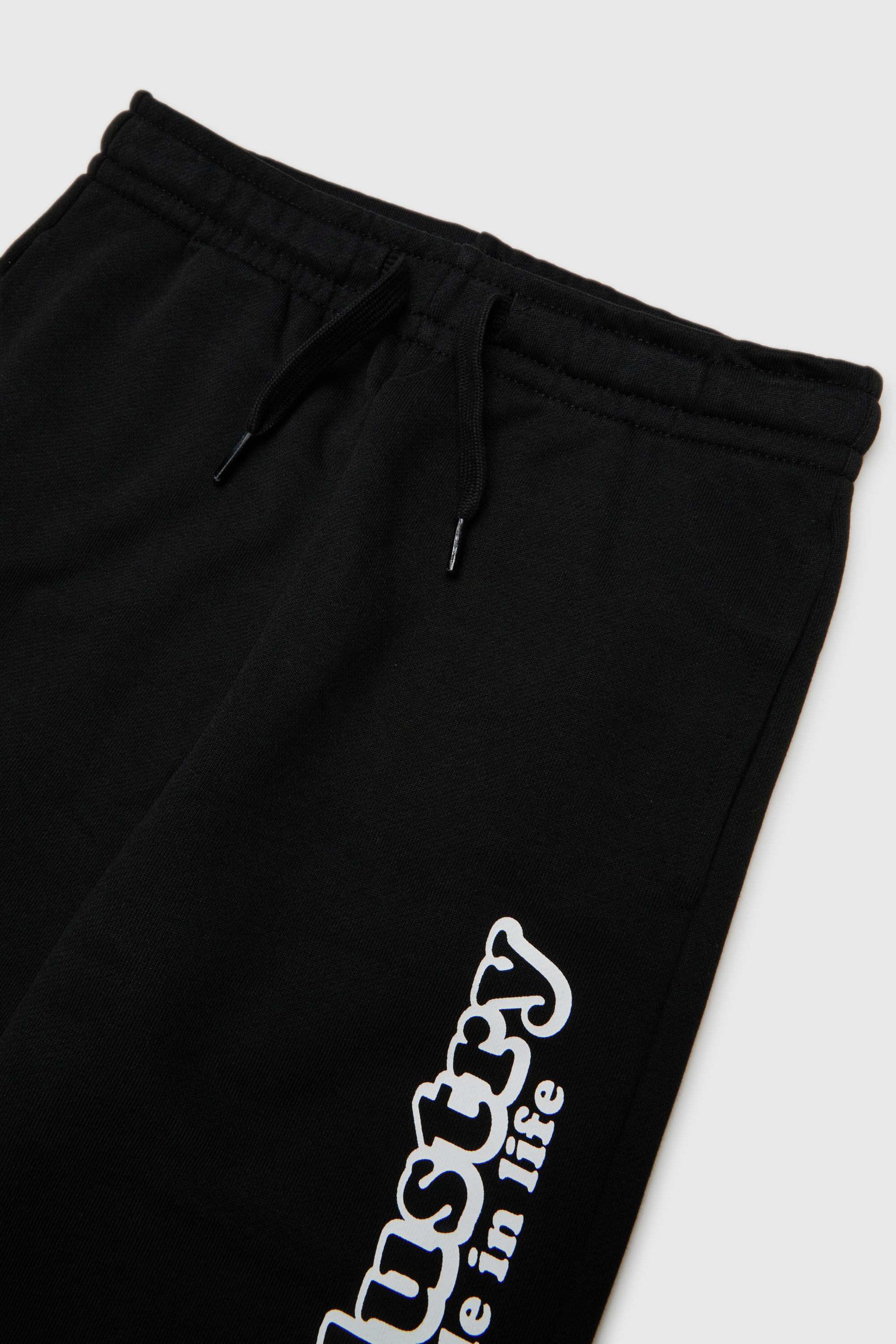 Diesel - PLODIM, Pantalon de surv&ecirc;tement en coton avec imprim&eacute; Diesel Industry Homme in Noir - 3