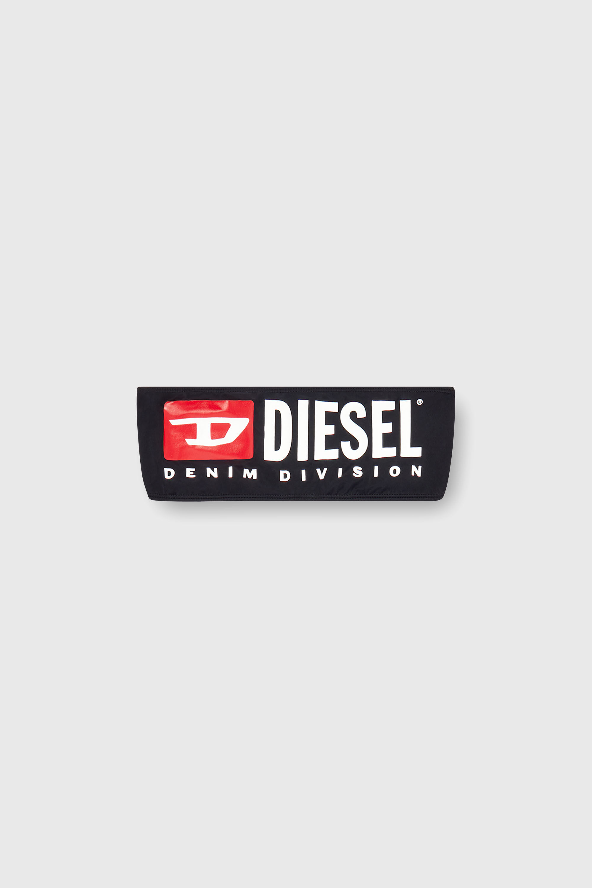 Diesel - BFB-BRYNA, Haut de bikini bandeau avec maxi logo Femme in Noir - 4