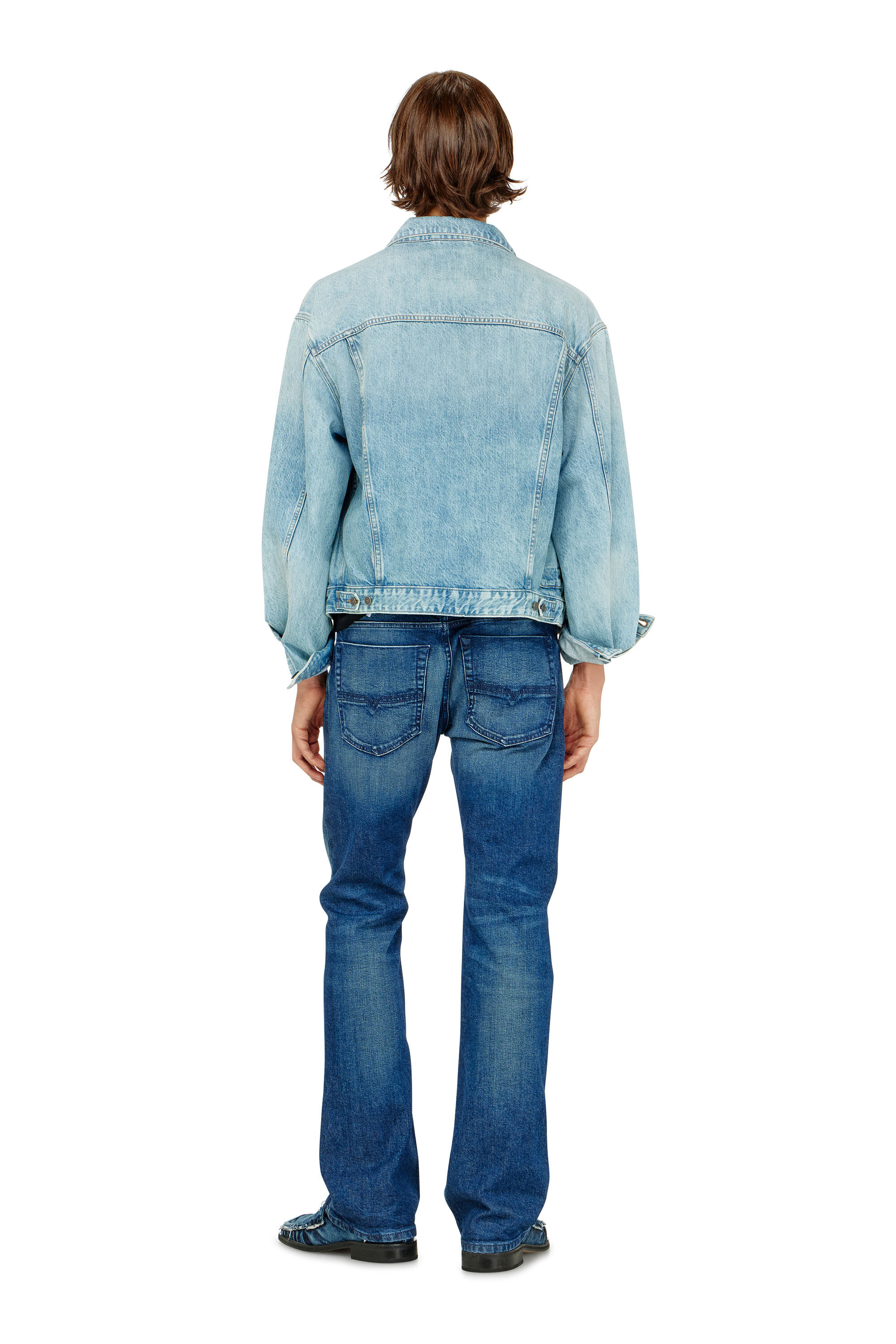 Diesel - Bootcut Jeans 2007 Zatiny 09L51 Homme, Bleu Fonc&eacute; - Image 3