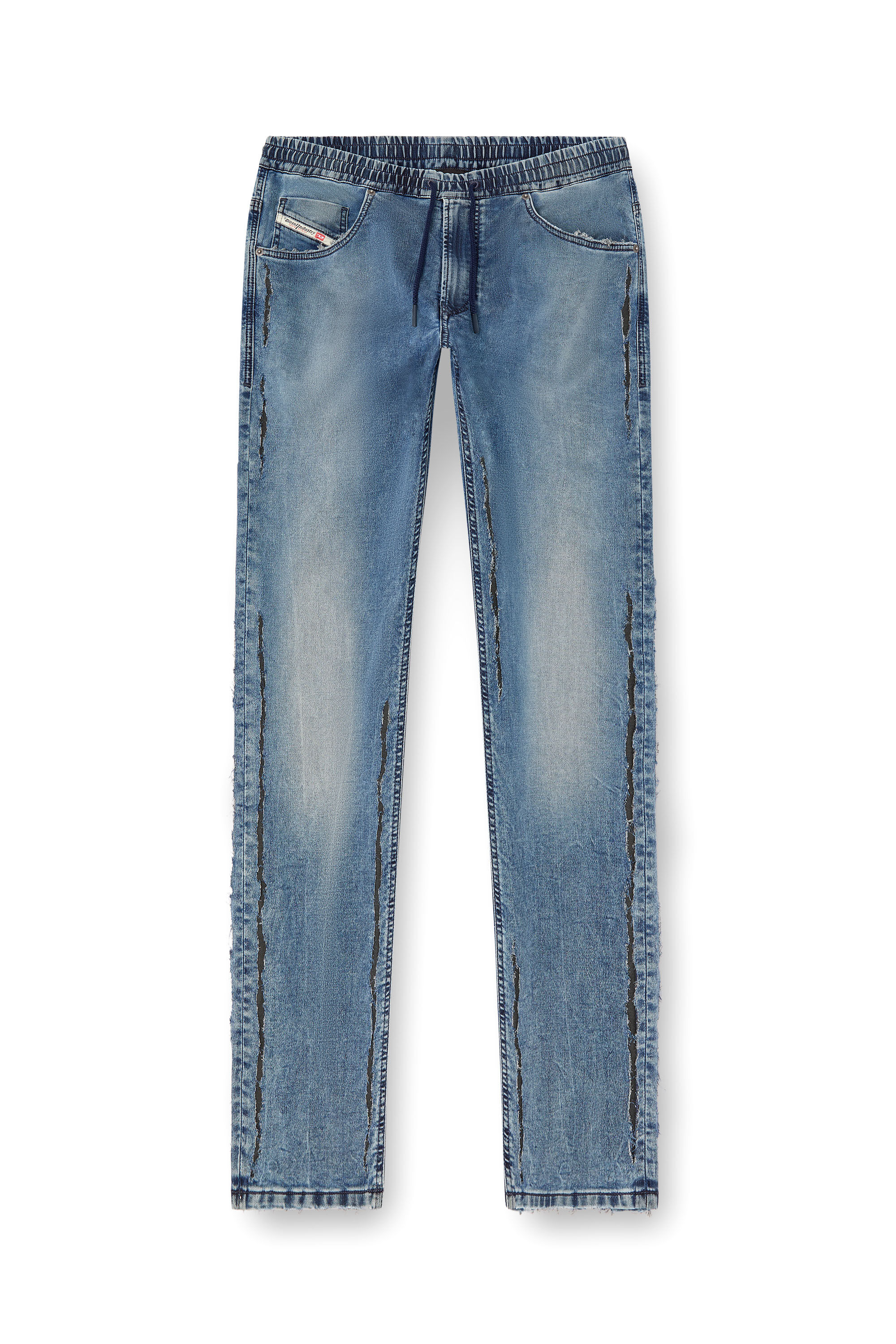 Diesel - Regular 2030 D-Krooley Joggjeans® 09K64 Homme, Bleu moyen - Image 2