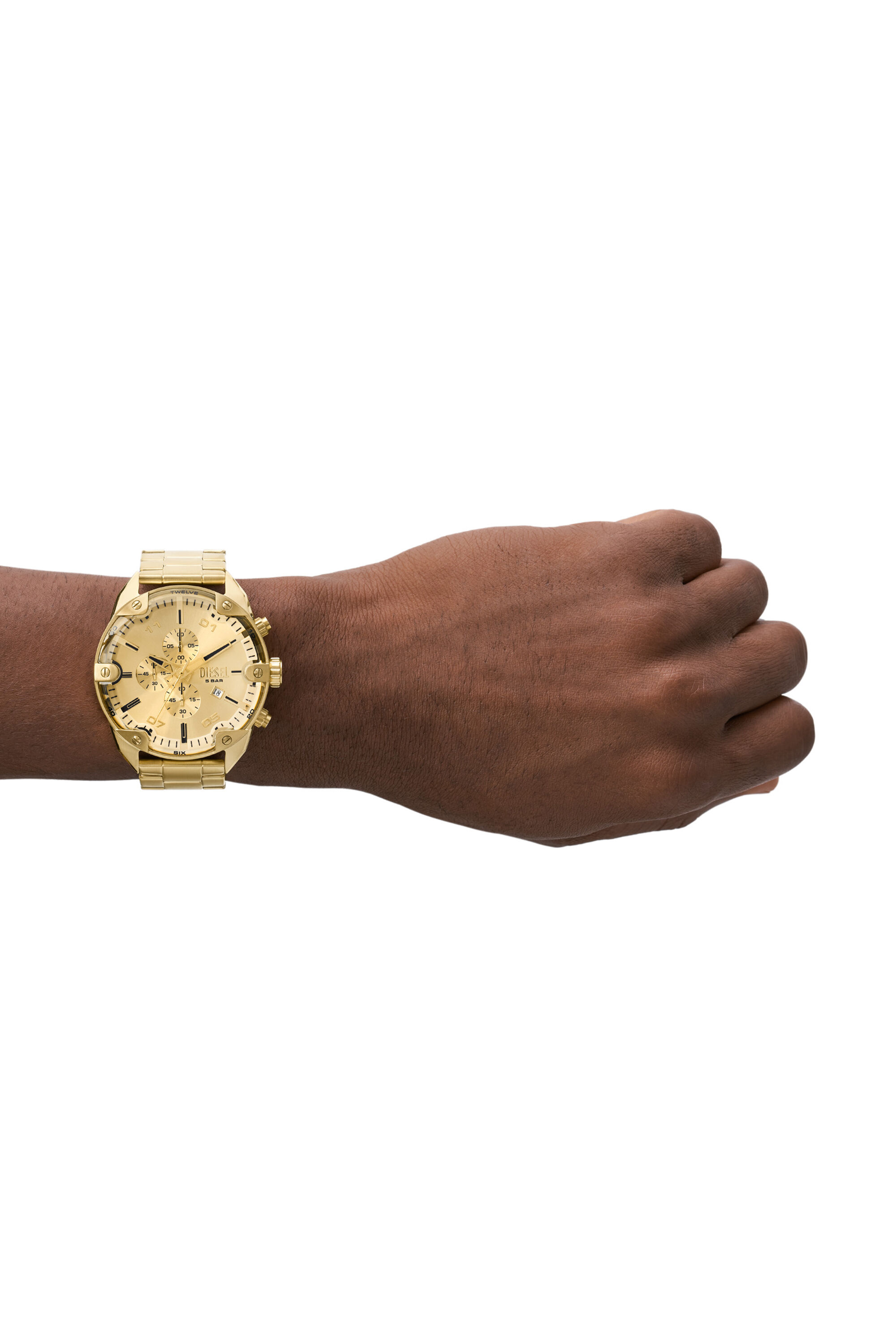 Montre diesel deals couleur or