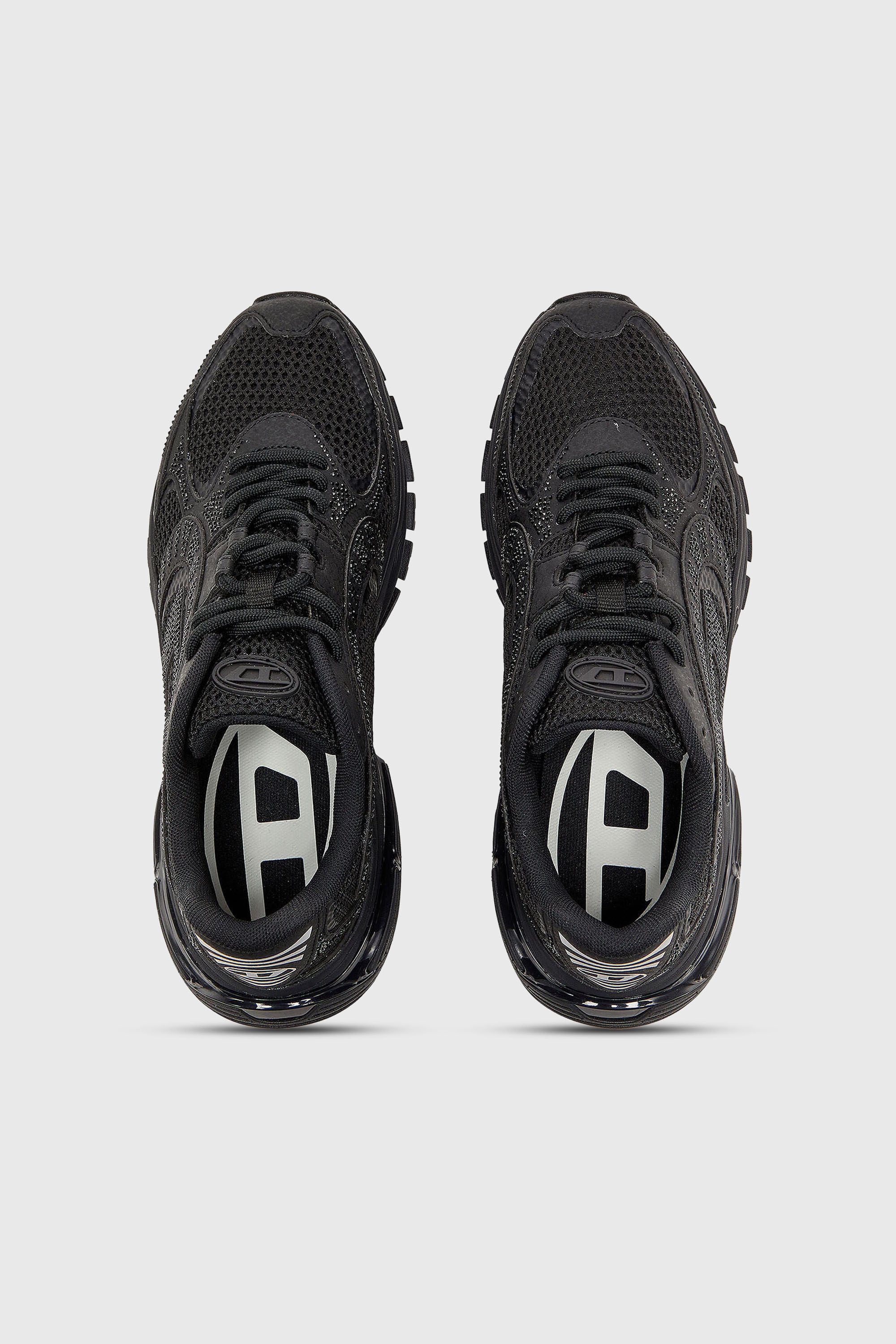 Diesel - S-PRO-V-DENSE LOW W, S-Pro-V-Dense - Sneakers en mesh avec cristaux Femme in Noir - 4