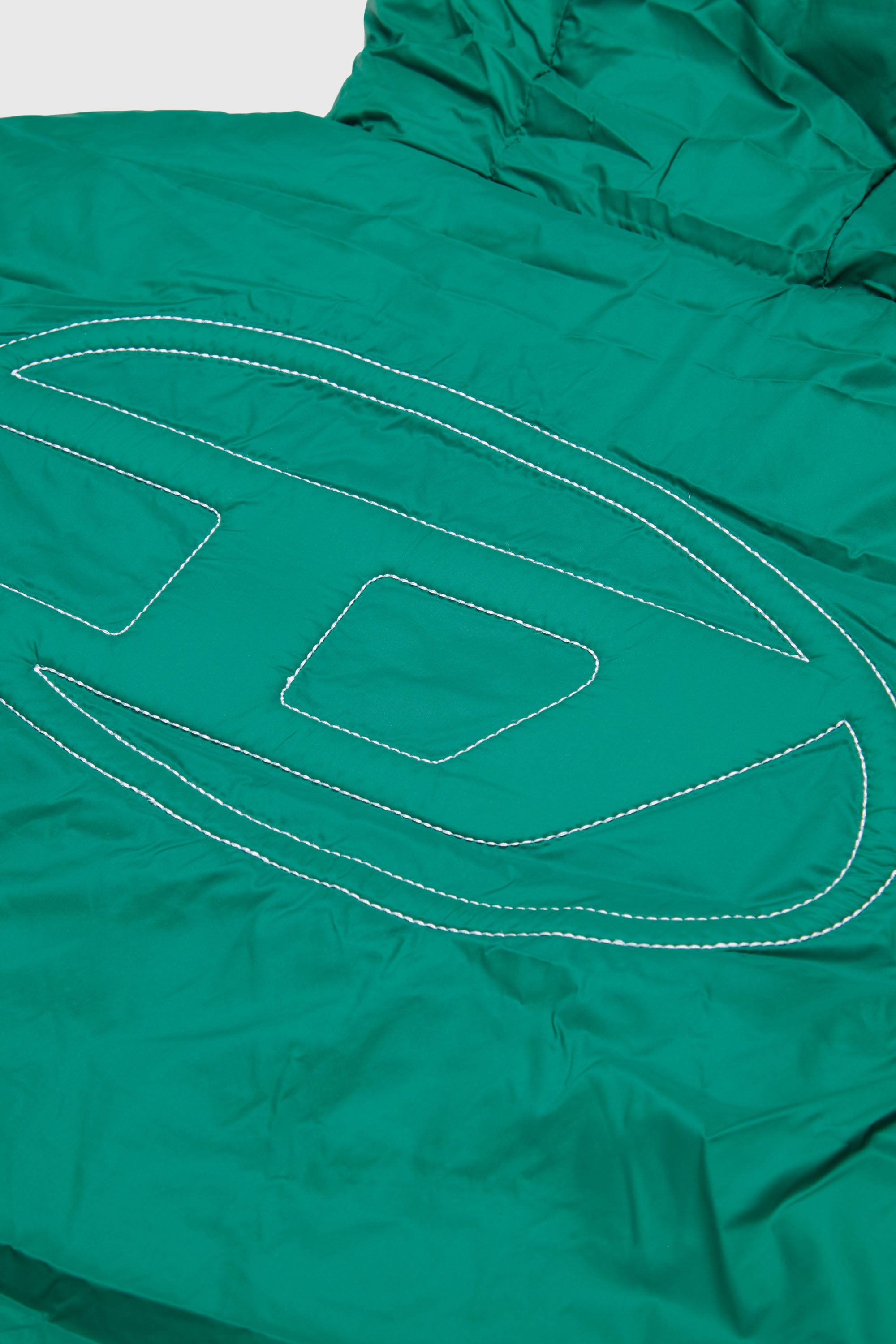 Diesel - JOSIP, Gilet &agrave; capuche en nylon matelass&eacute; Mixte in Vert - 4