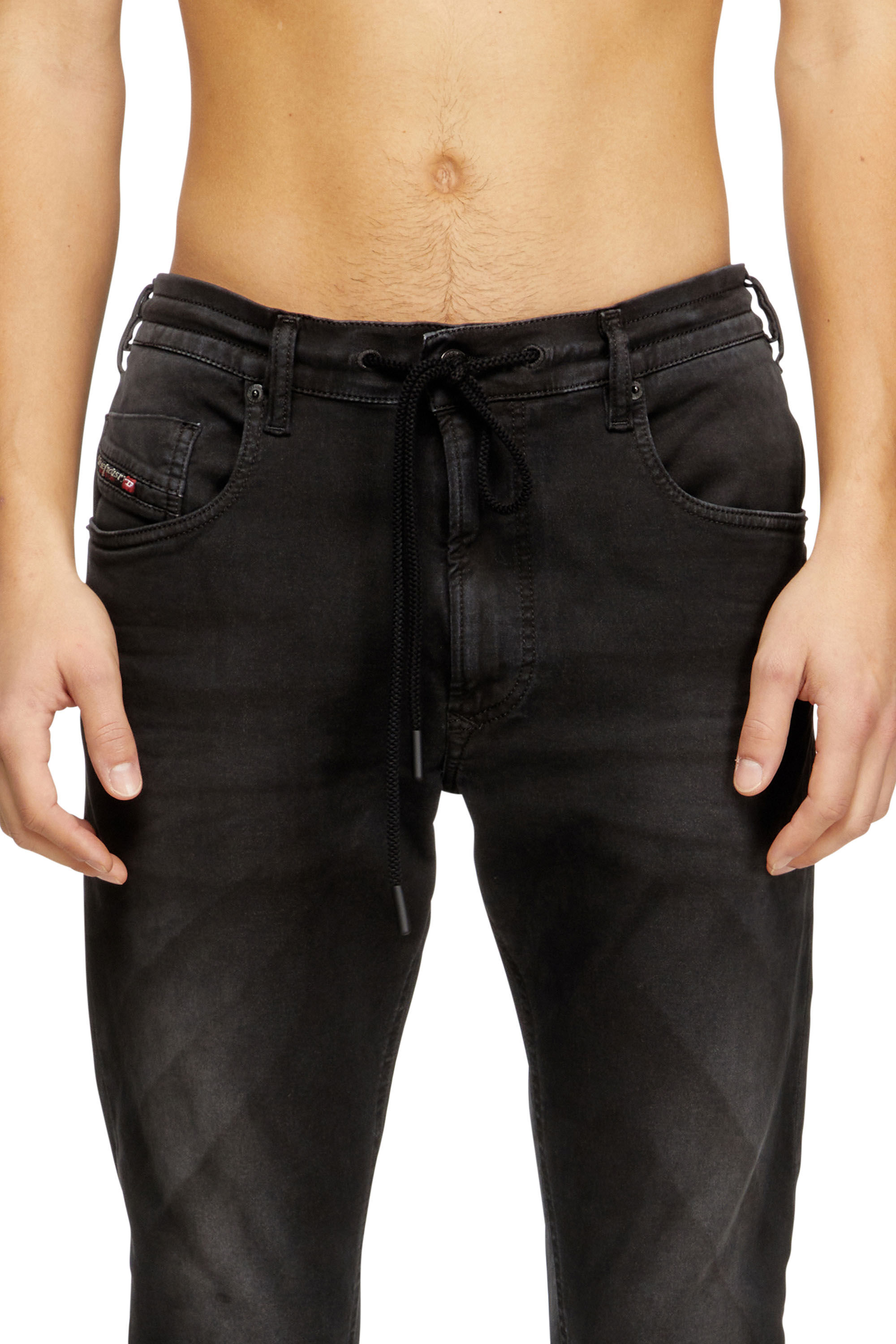 Diesel - Regular 2032 D-Krooley Joggjeans® 0670M Homme, Noir - Image 5