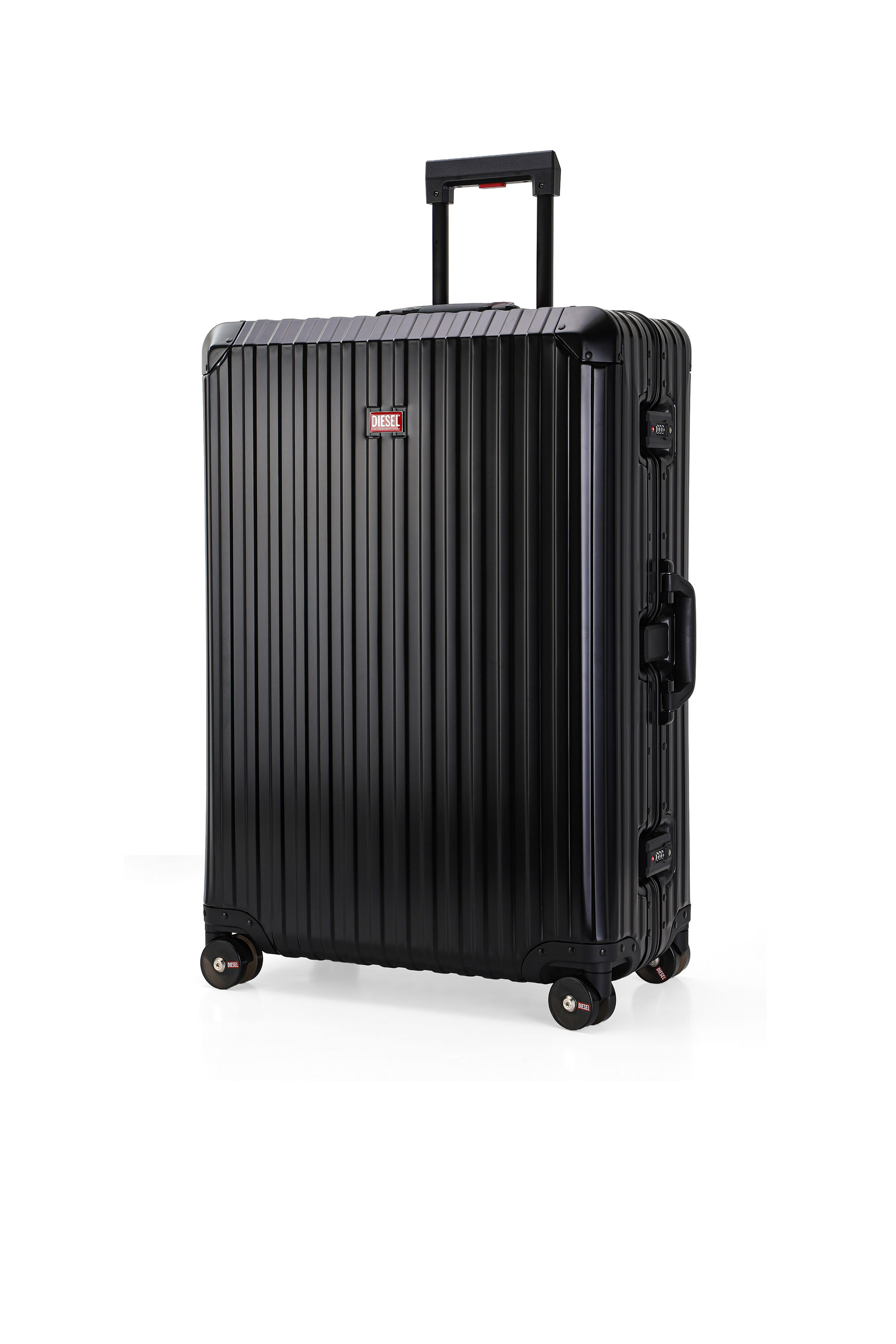Diesel - DIESEL ALUMINUM TROLLEY- DSL002, Valise en aluminium taille L Mixte in Noir - 5