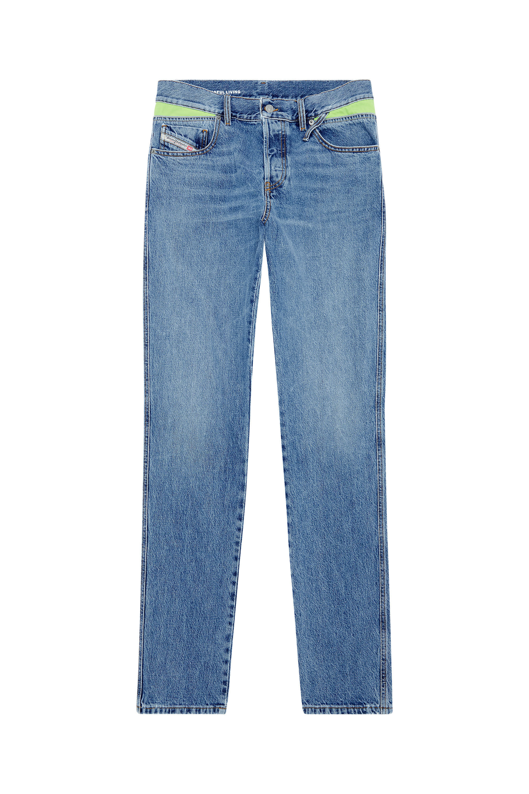 Diesel - Straight Jeans 1995 D-Sark 09G93, Bleu Clair - Image 2