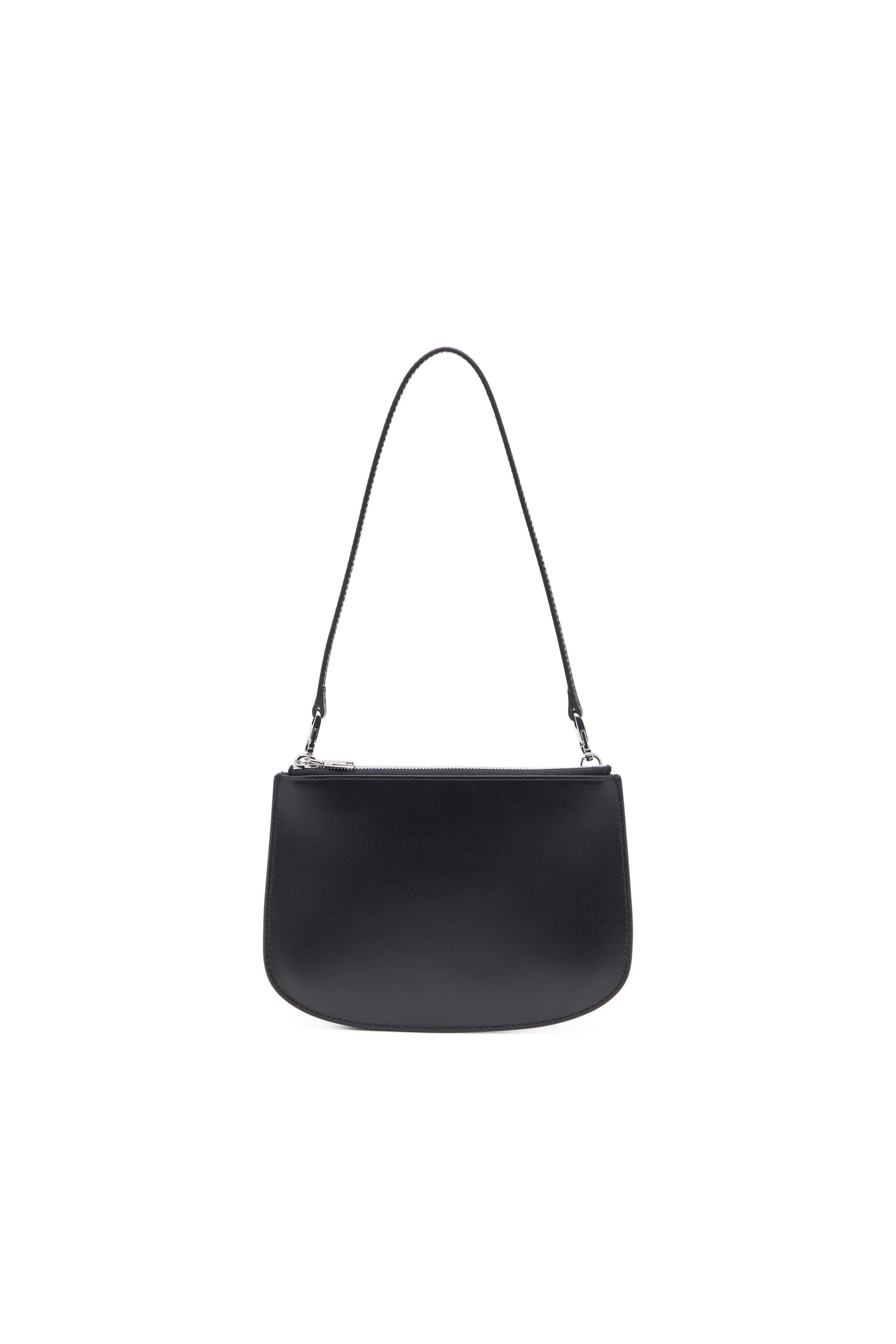 Diesel - 1DR TWIN, 1DR Twin-Sac épaule à deux pochettes en cuir imprimé Femme in Noir - 3