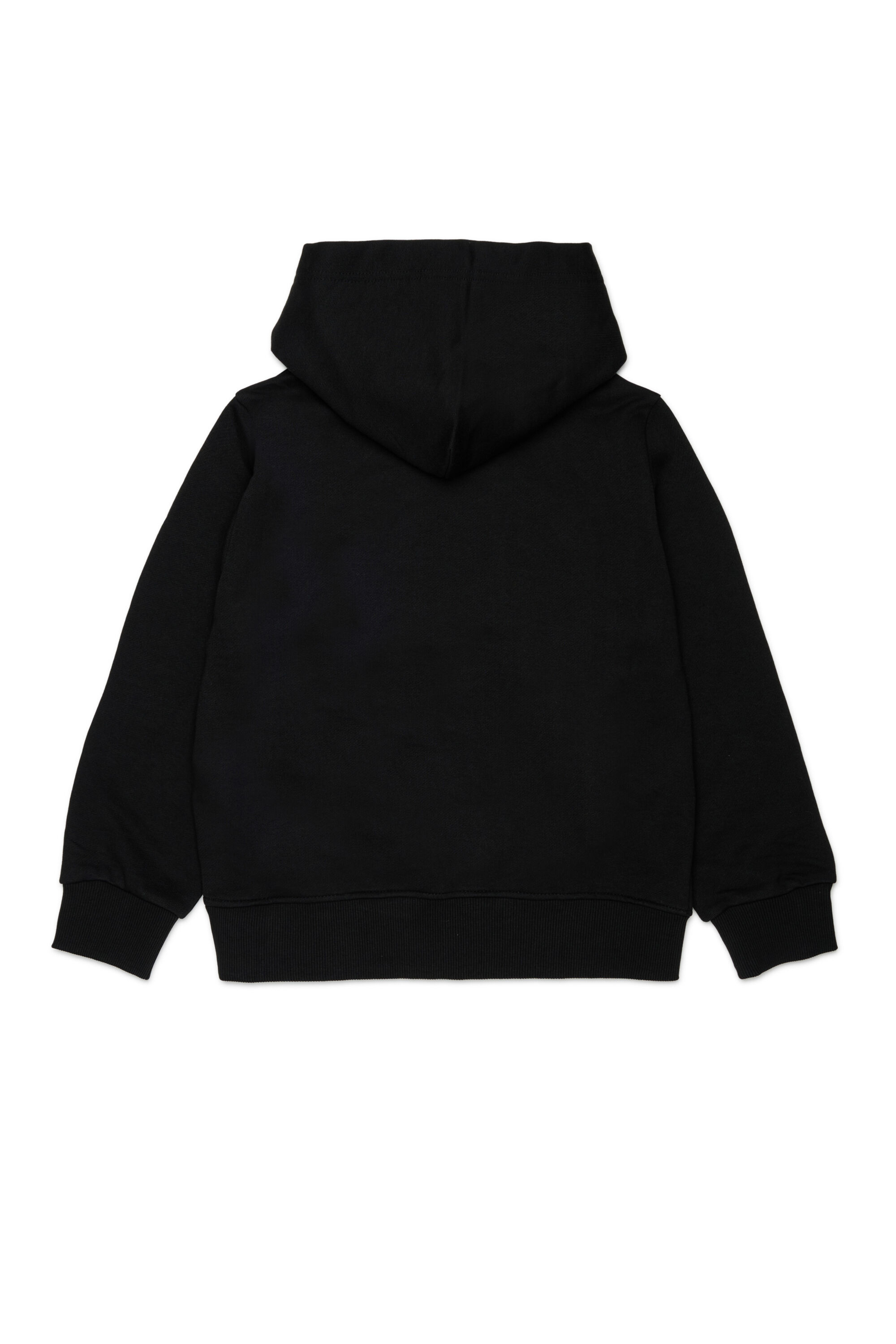 Diesel - SLODIMHOOD OVER, Sweat &agrave; capuche avec imprim&eacute; Diesel Industry Homme in Noir - 2