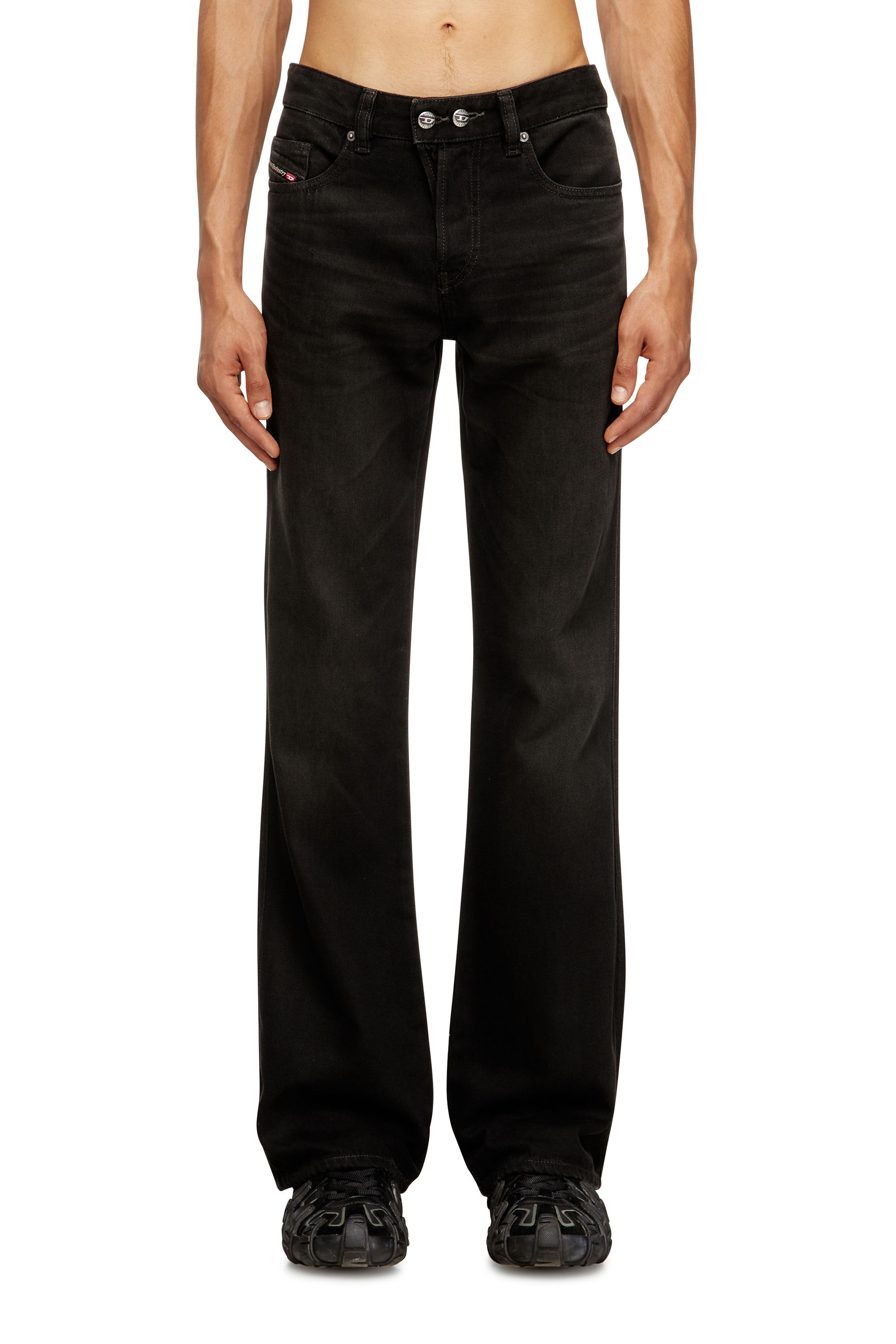 Diesel - Bootcut Jeans 1998 D-Buck 09M20 Homme, Noir/Gris foncé - Image 3