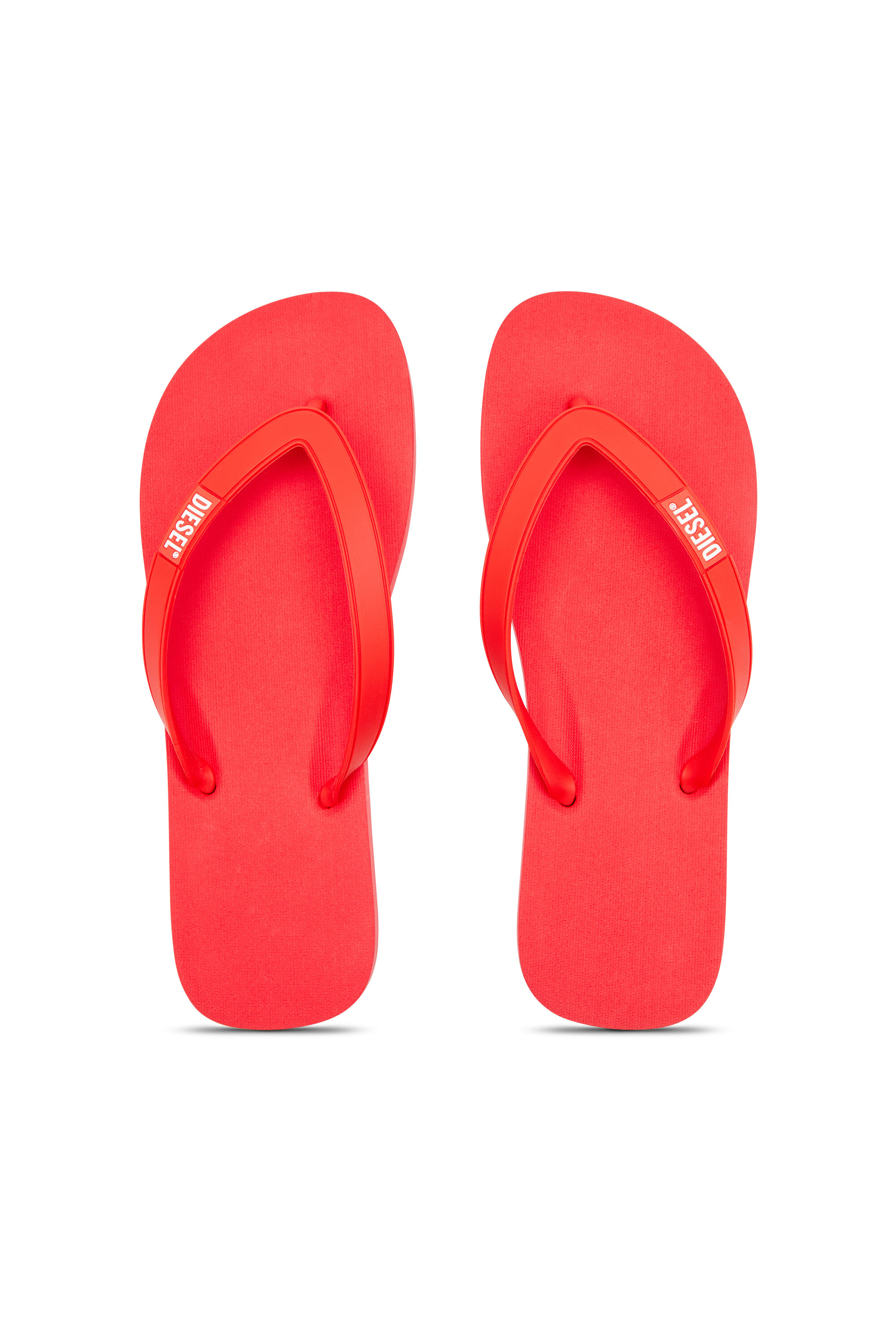 Diesel - SA-RIO, Sa-Rio-Tongs en caoutchouc Homme in Rouge - 4