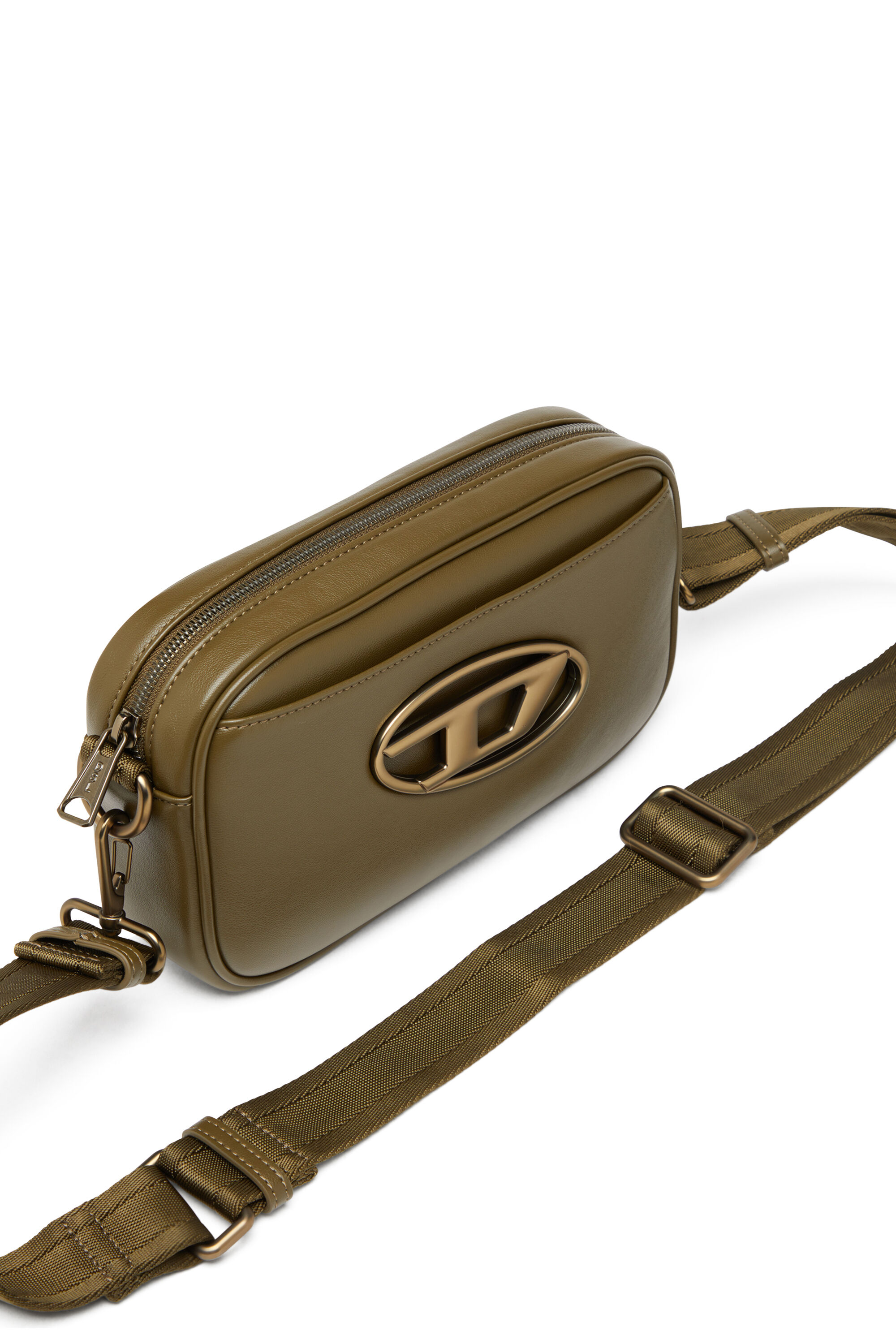 Diesel - HOLI-D CAMERA BAG, Holi-D-Sac Camera en néoprène et PU Homme in Vert - 5