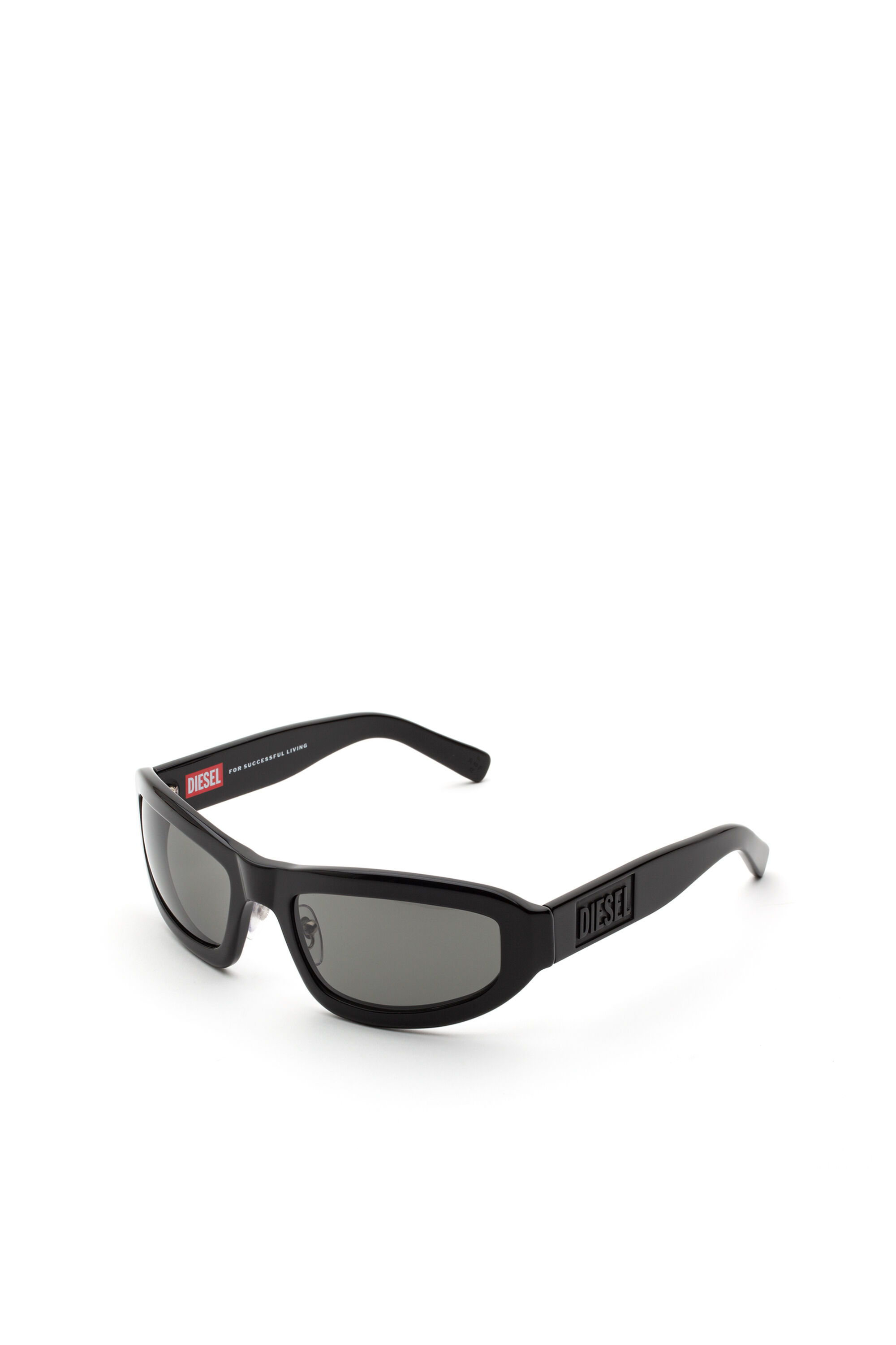 Diesel - DM0363, Lunettes de soleil minimalistes et de tous les jours Mixte in Noir - 2
