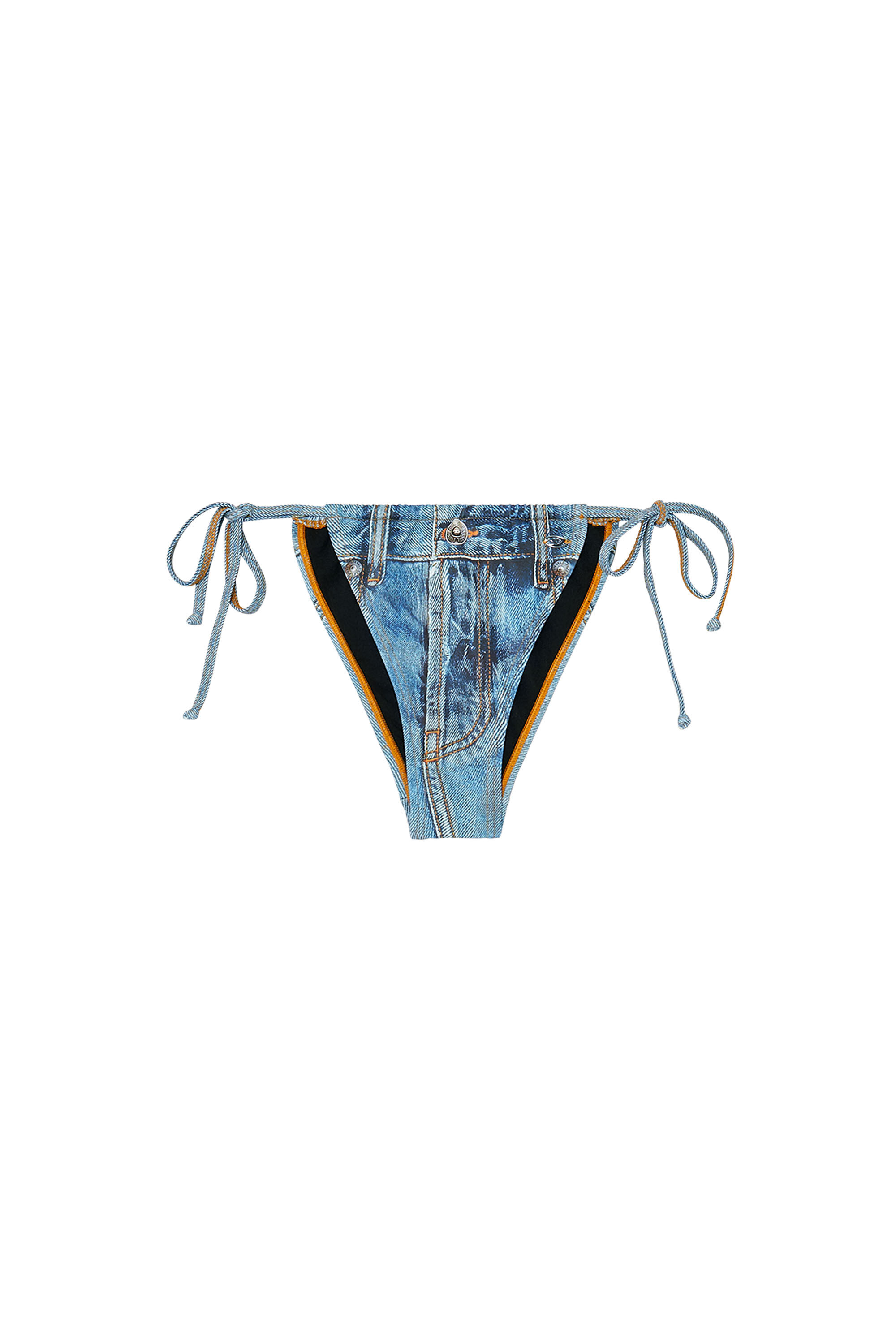 Diesel - JODIE-DNM, Bas de bikini avec effet trompe l'&oelig;il jean Femme in ToBeDefined - 4