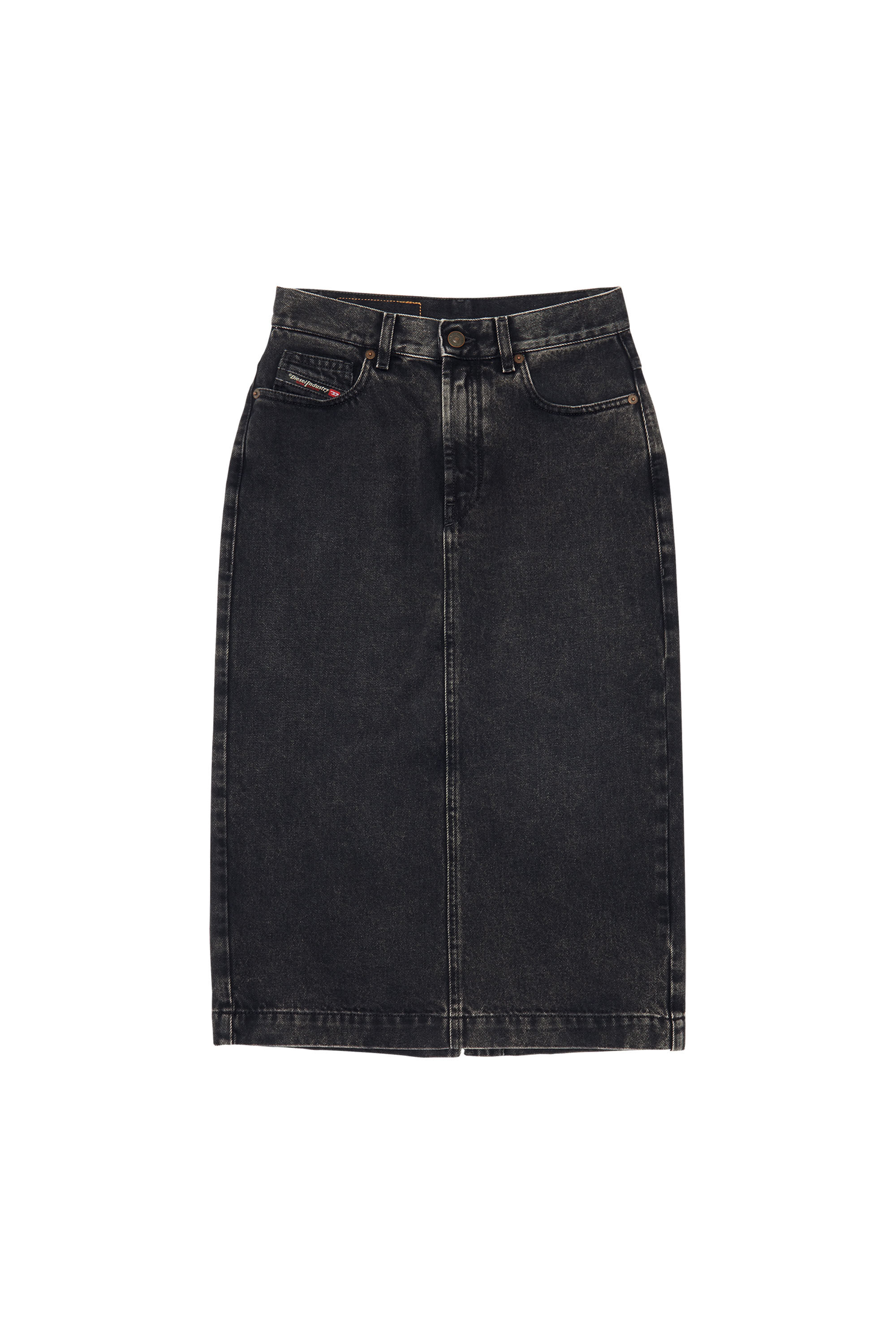 Jupe crayon jean noir discount