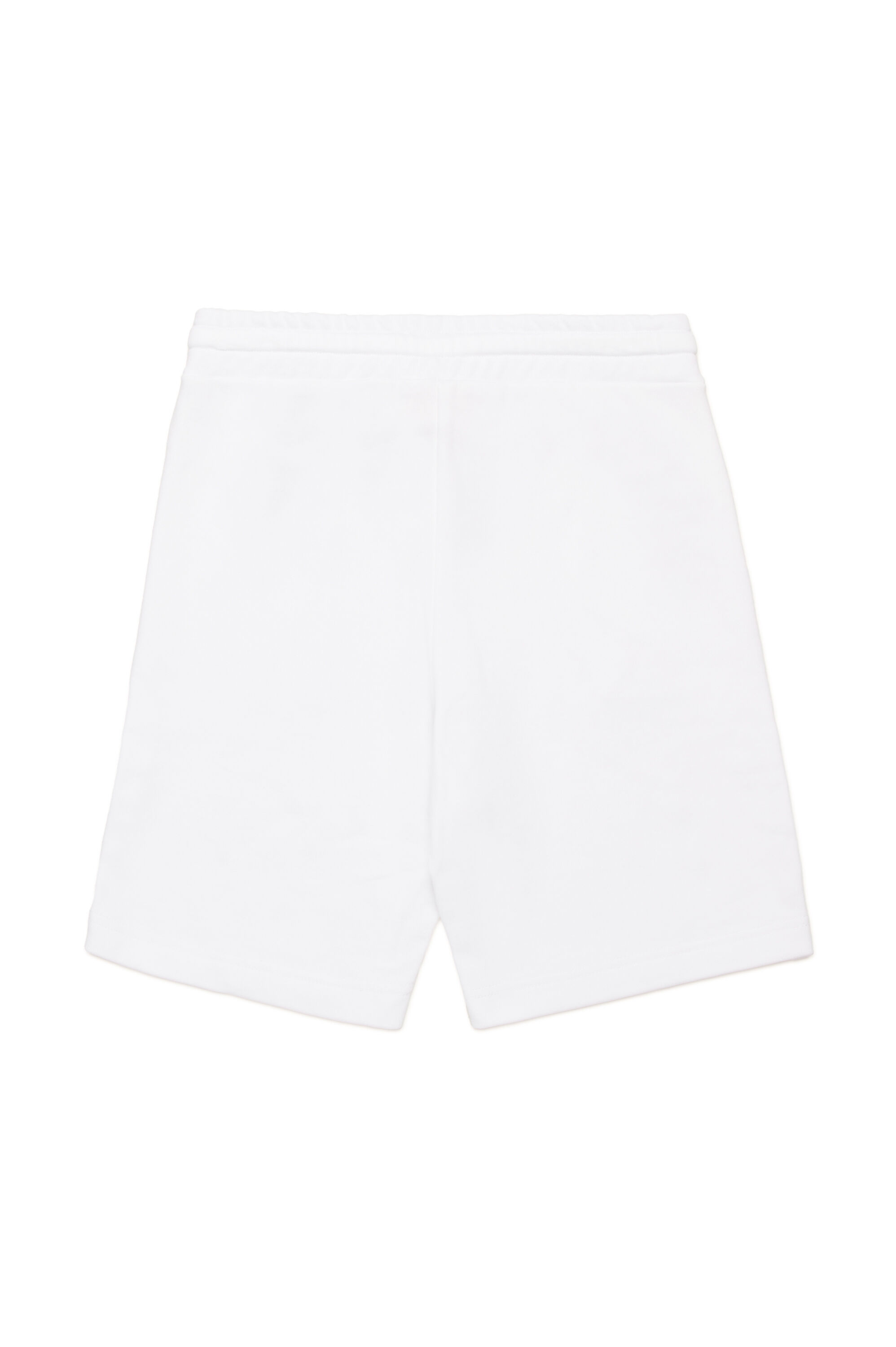Diesel - PBASESHORT, Short de survêtement avec logo dégradé Homme in Blanc - 2