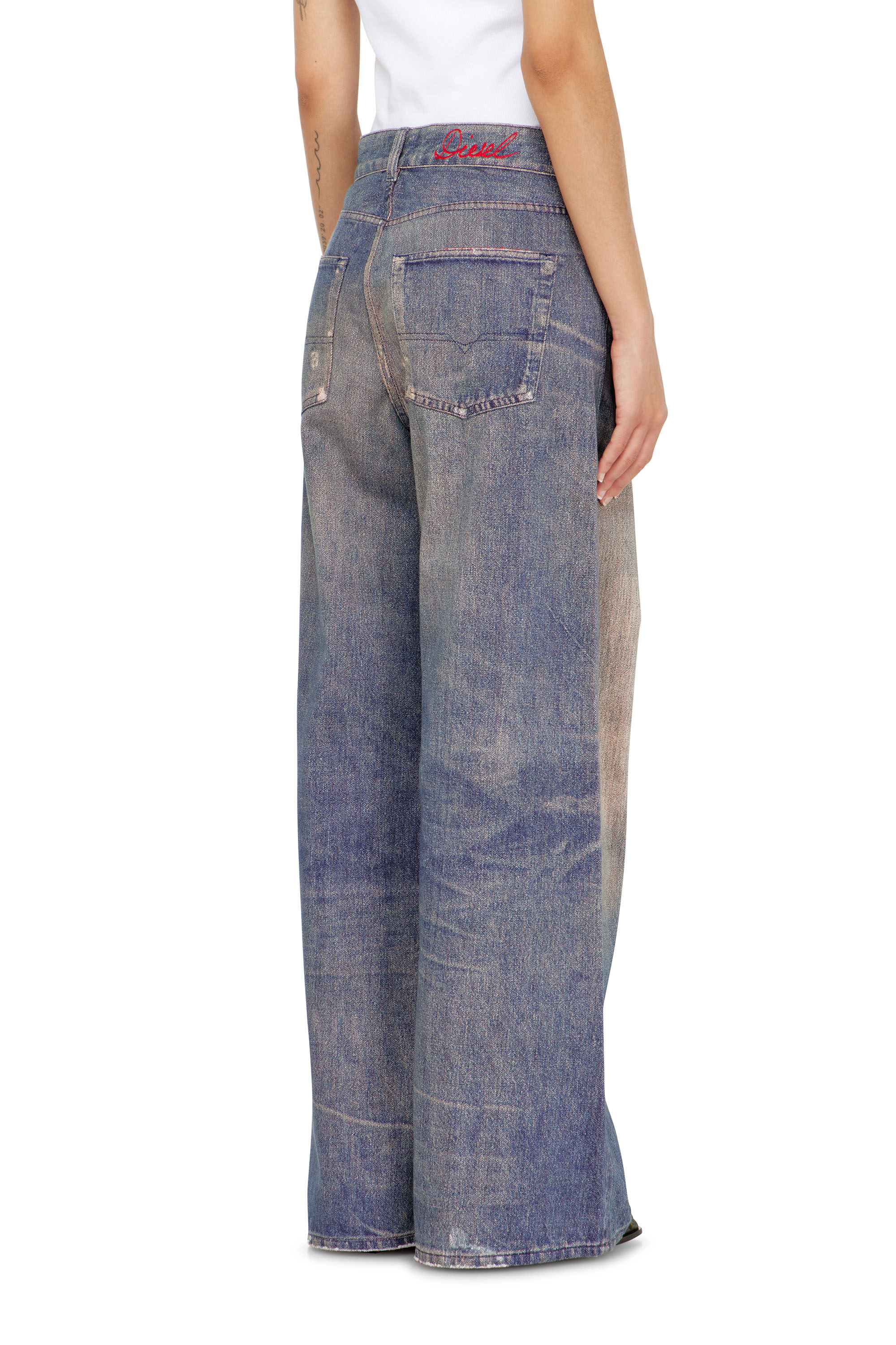 Diesel - Relaxed Jeans 1996 D-Sire 09P95 Femme, Bleu Fonc&eacute; - Image 5