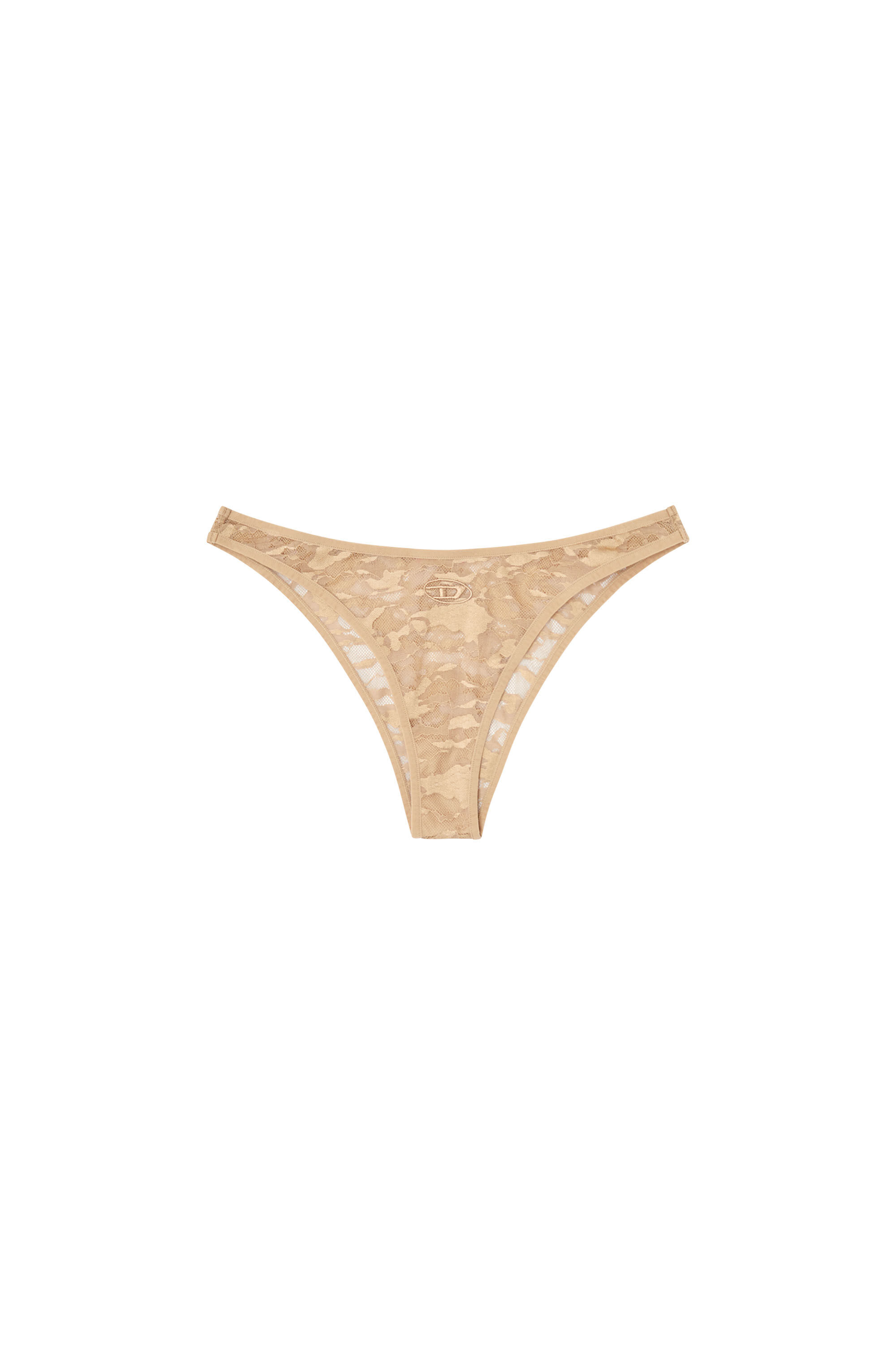 Diesel - PUNCHY-UTLT, Slip en dentelle camouflage Femme in Marron - 2