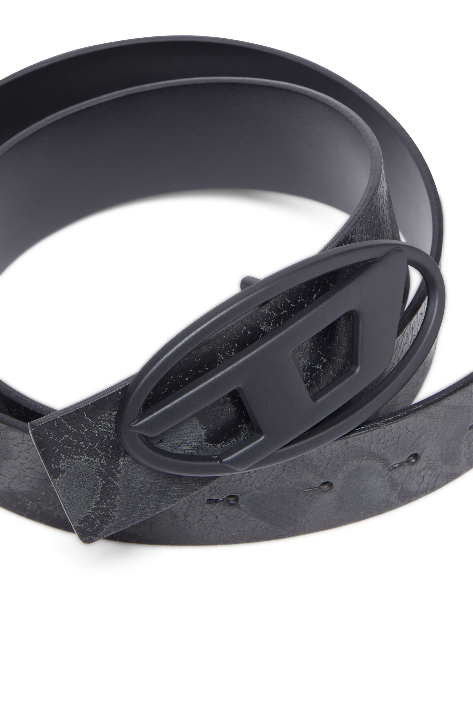 B 1DR REV Homme Ceinture en cuir r versible avec boucle D Diesel