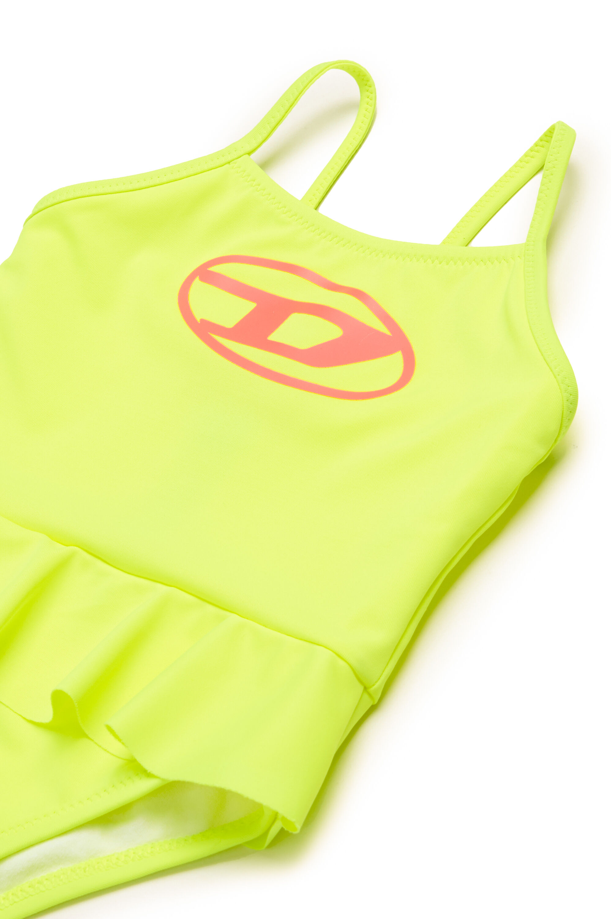 Diesel - MIAREB, Maillot de bain à volants avec imprimé Oval D Femme in Jaune - 3