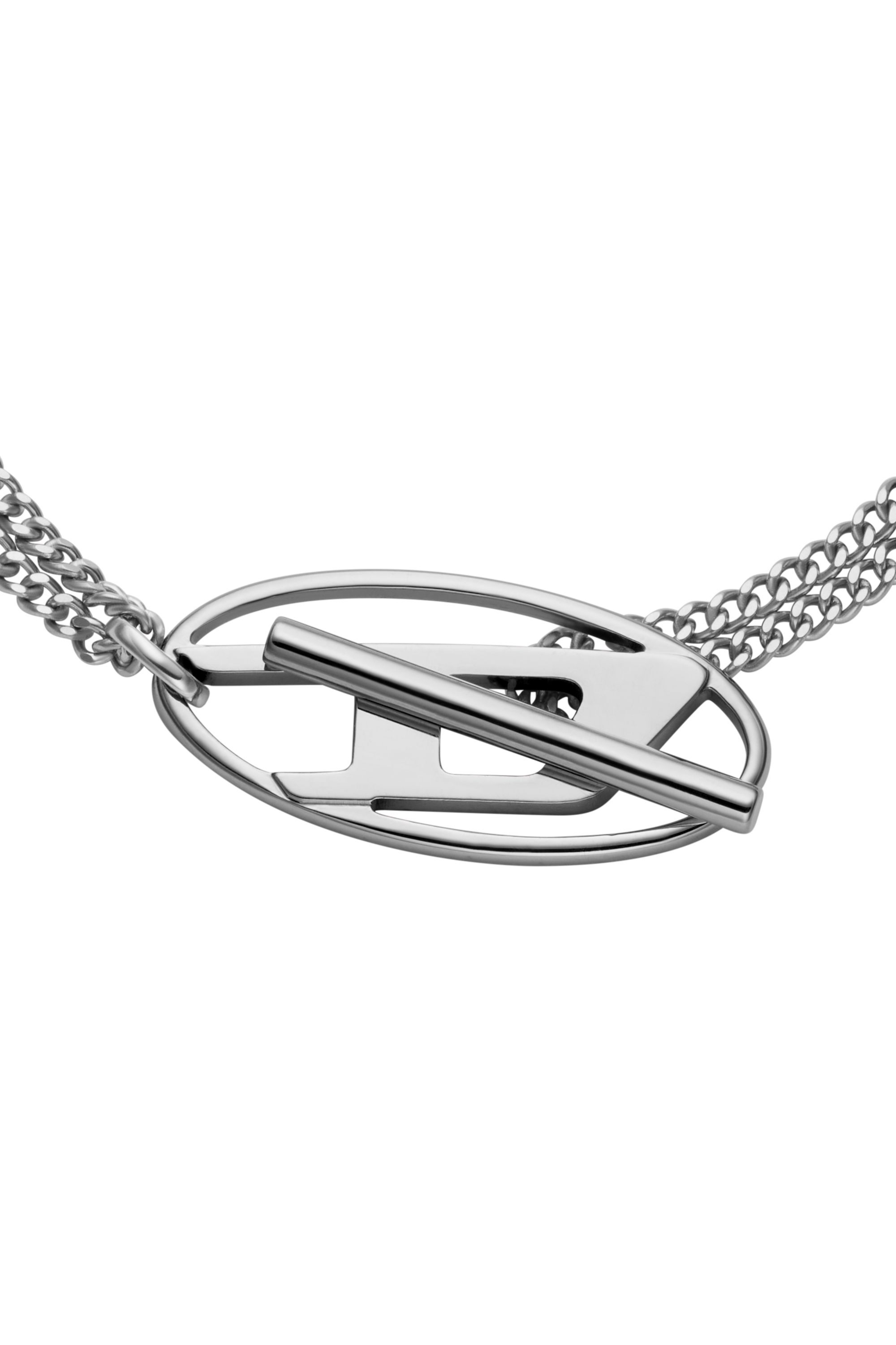 Diesel - DX1535040, Bracelet chaîne en acier inoxydable Mixte in Gris argenté - 2