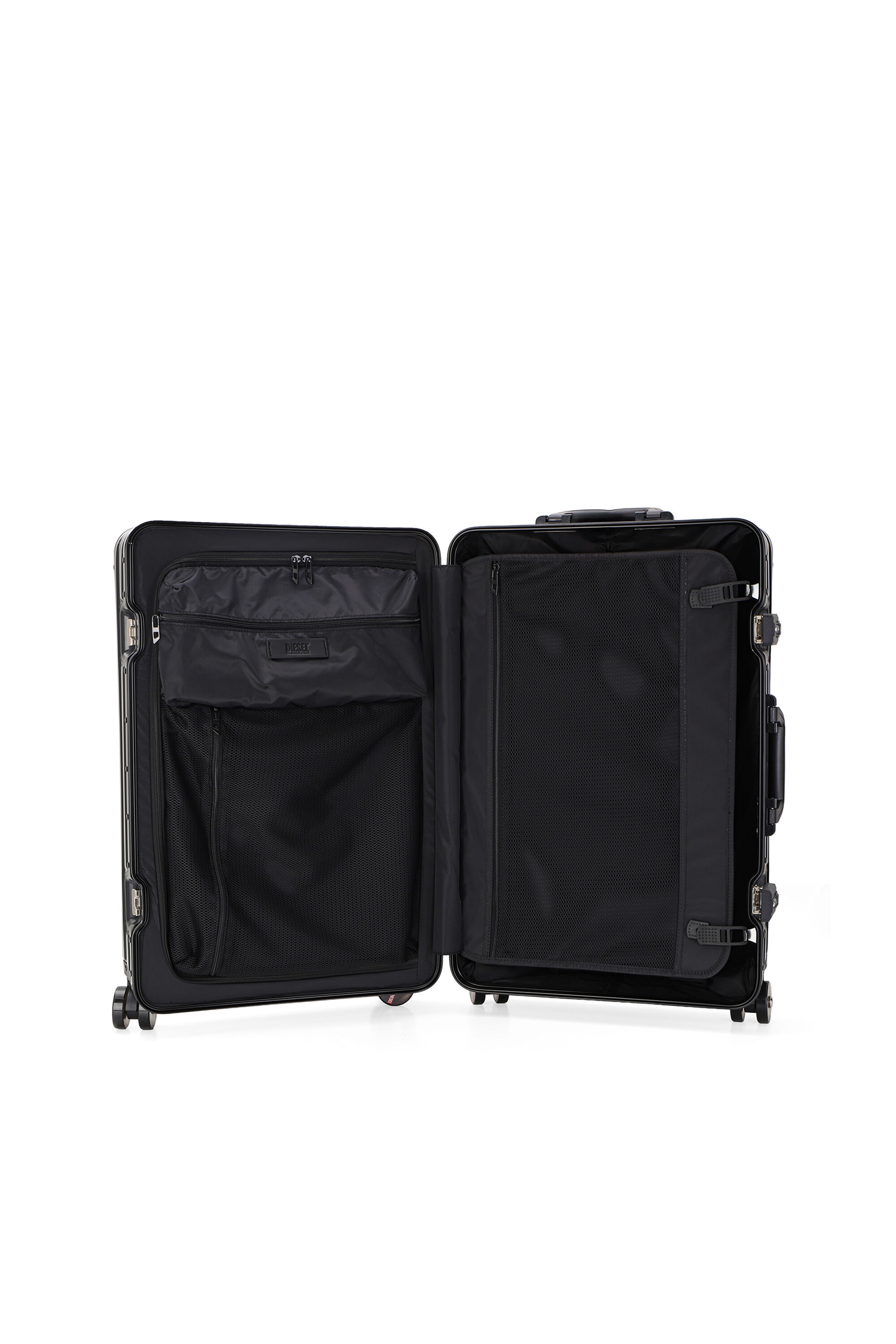 Diesel - DIESEL ALUMINUM TROLLEY- DSL002, Valise en aluminium taille M Mixte in Noir - 3