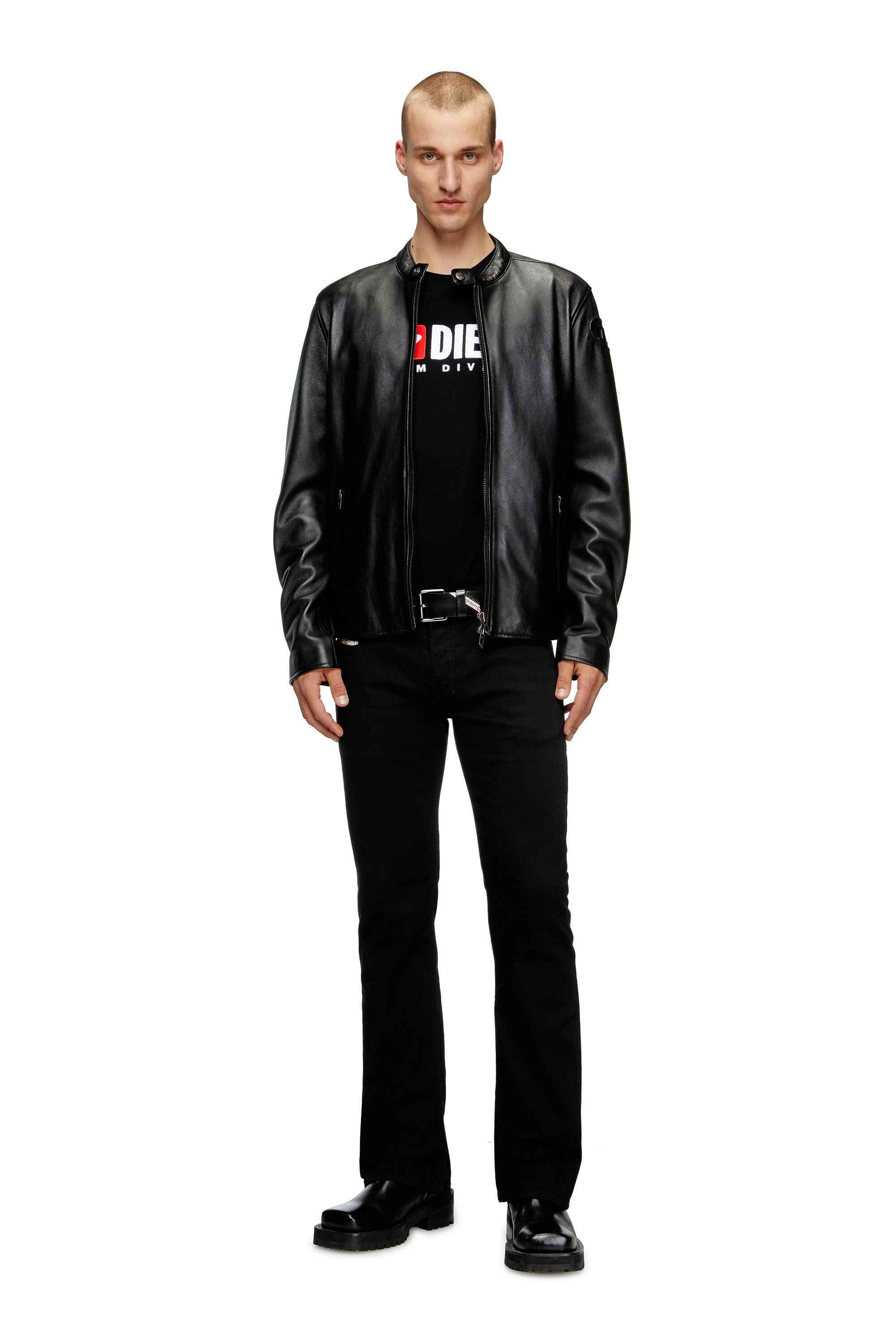 Diesel - T-ISCO-DIV, Débardeur avec logo imprimé sur le devant Homme in Noir - 1