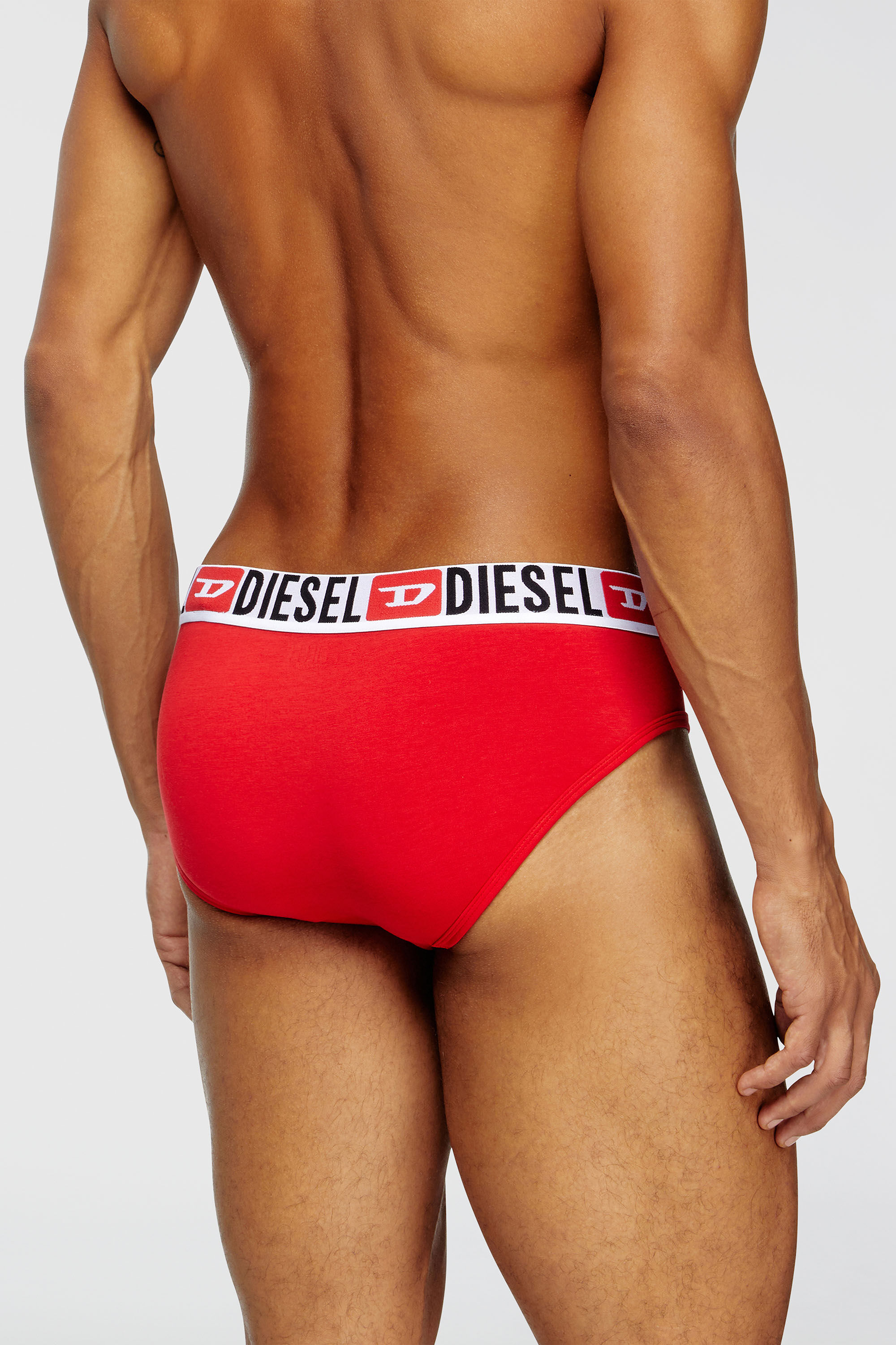 Diesel - UMBR-ANDRETHREEPACK, Lot de trois slips unis Homme in Polychrome - 4