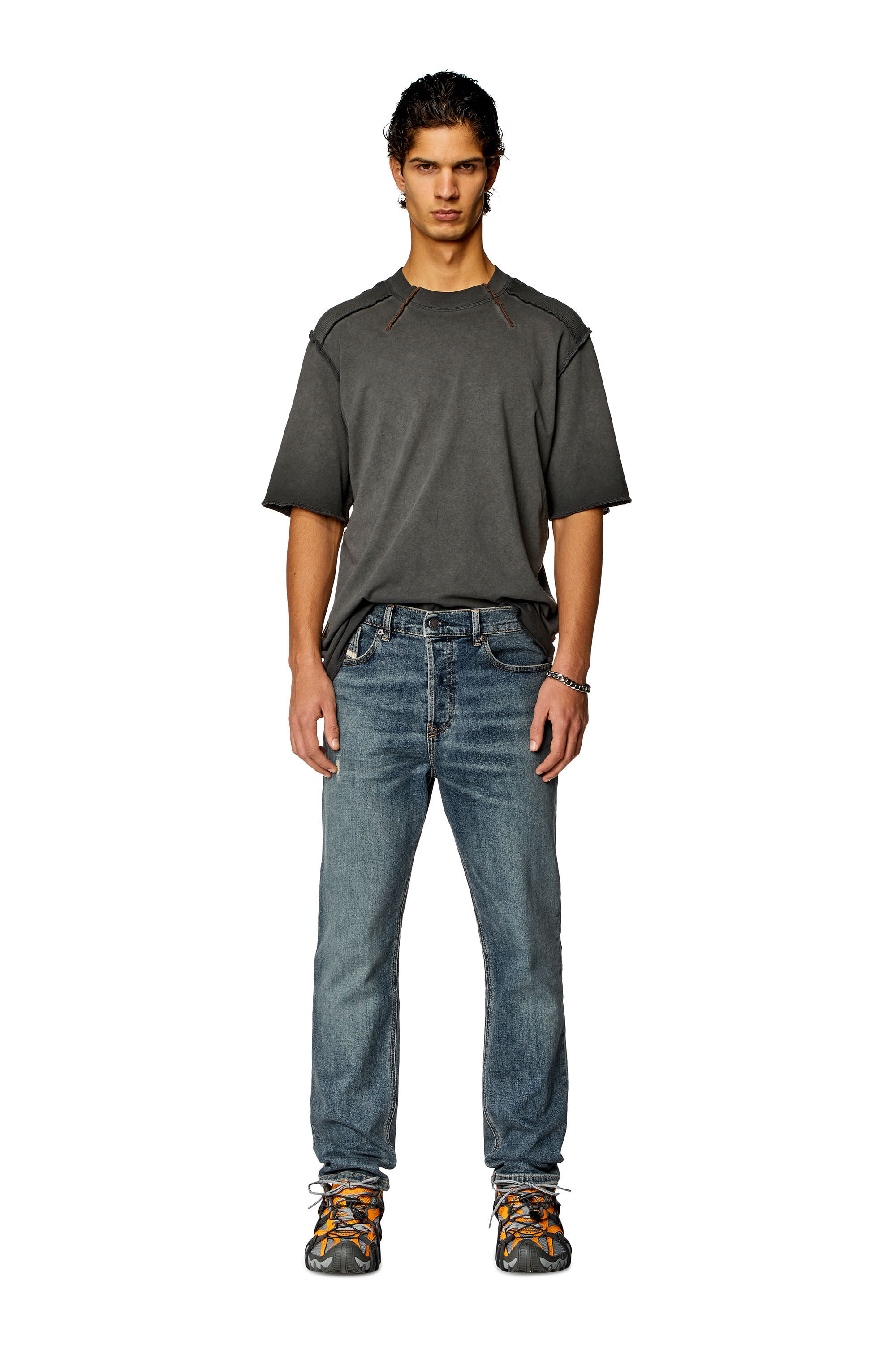 Diesel - Man Tapered Jeans 2005 D-Fining 0DQAC, Medium blue - Image 1