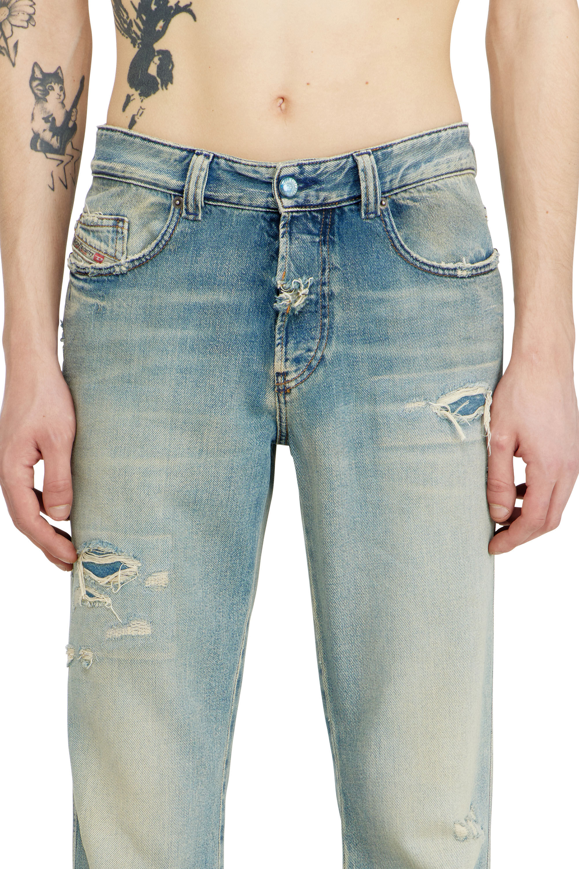 Diesel - Bootcut Jeans 1998 D-Buck 09N23 Homme, Bleu Clair - Image 5