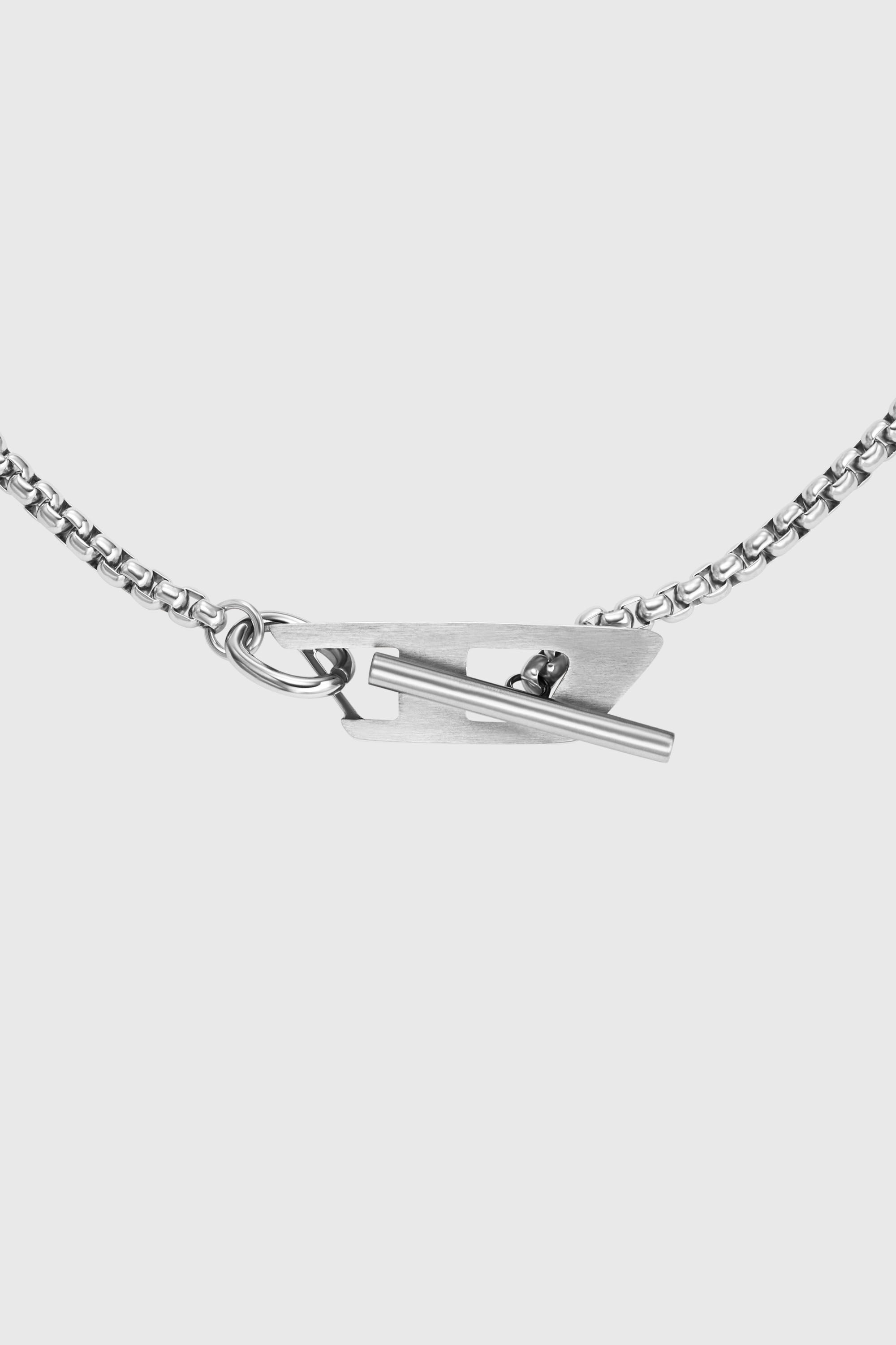 Diesel - DX1477, Collier cha&icirc;ne en acier inoxydable Mixte in Gris argent&eacute; - 2