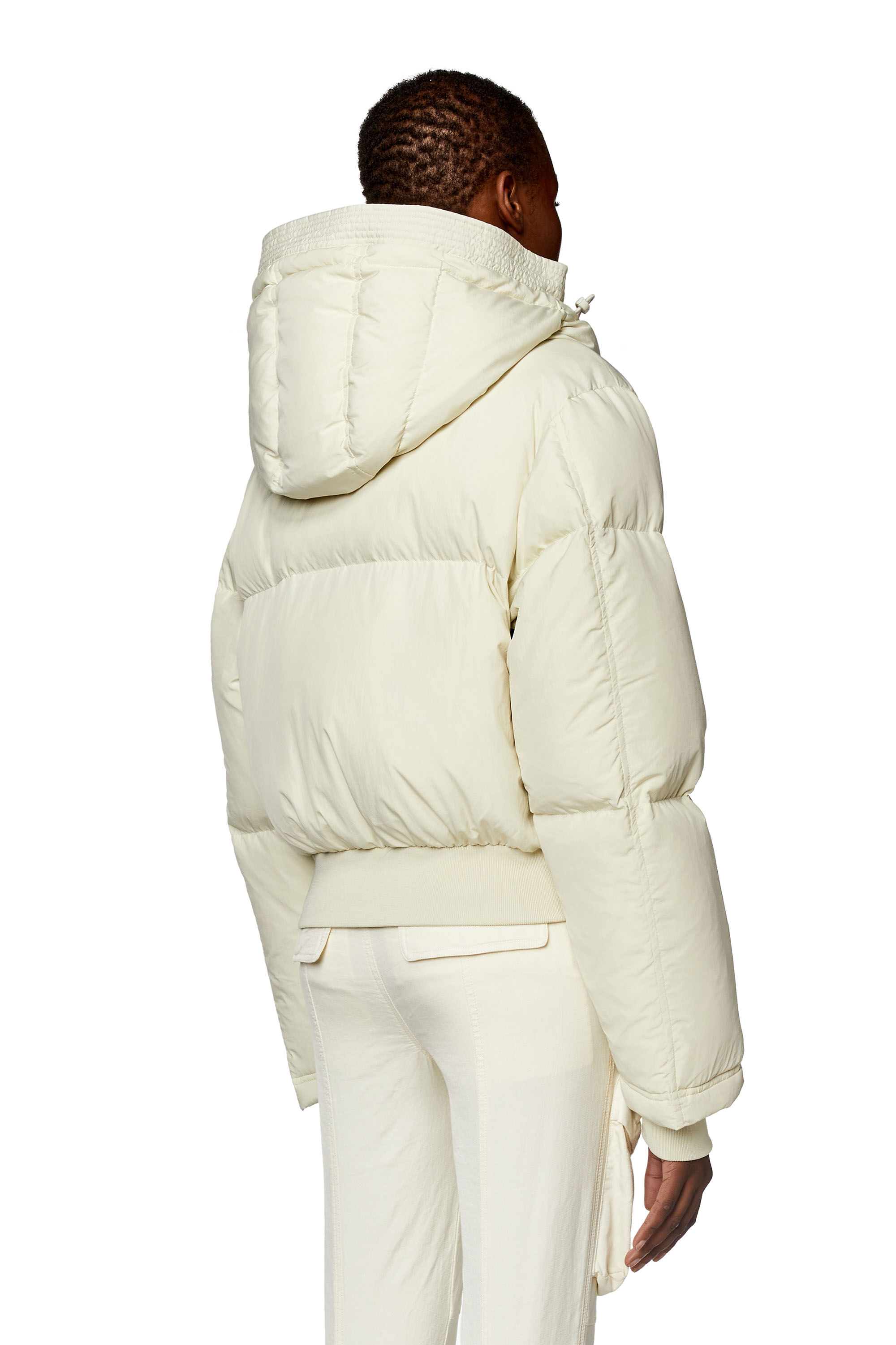Doudoune en taslan de nylon recycl Femme W PEYT SHORT Diesel