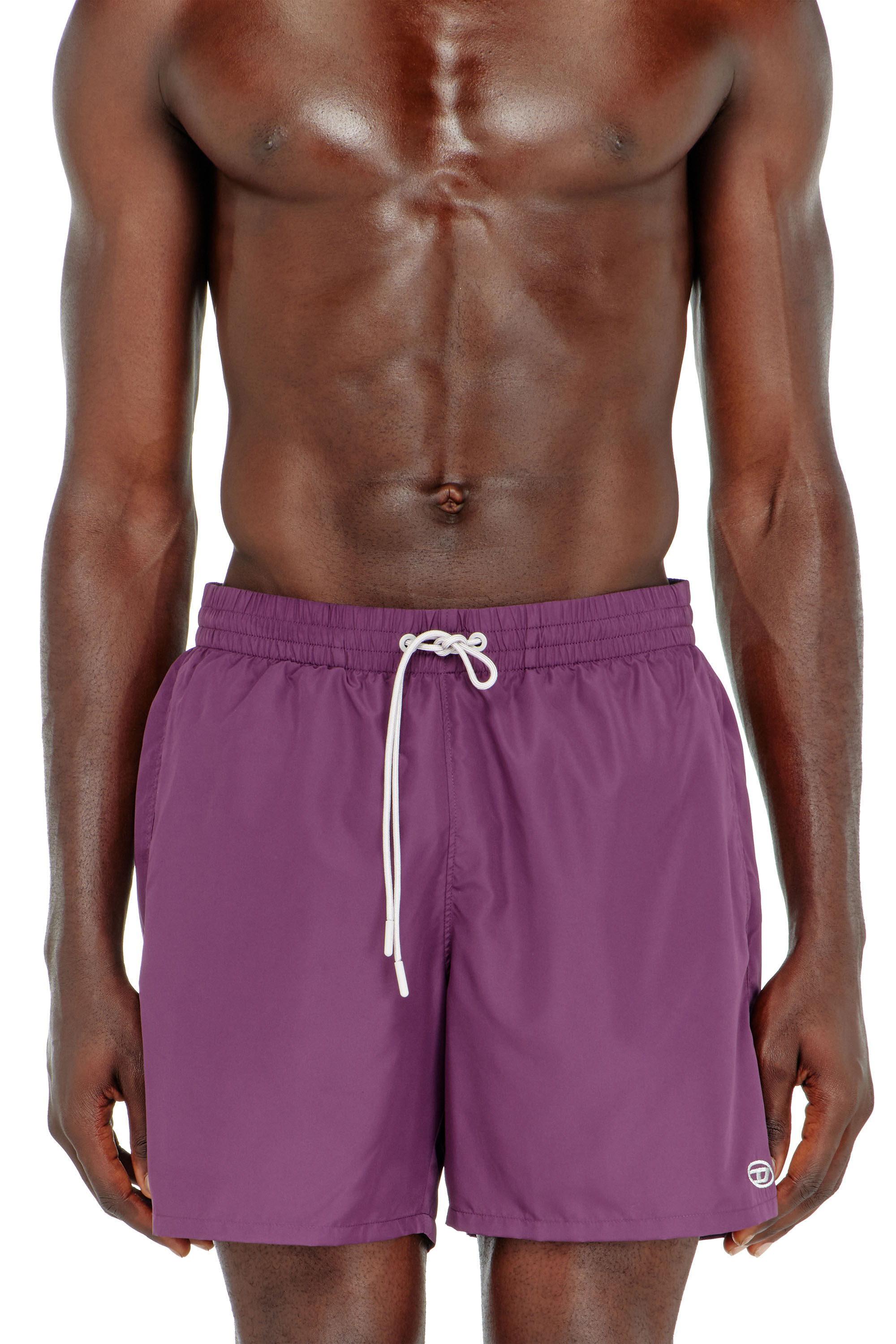 Diesel - GEORGE-41-UTLT, Short de bain avec logo Oval D m&eacute;tallique Homme in ToBeDefined - 1