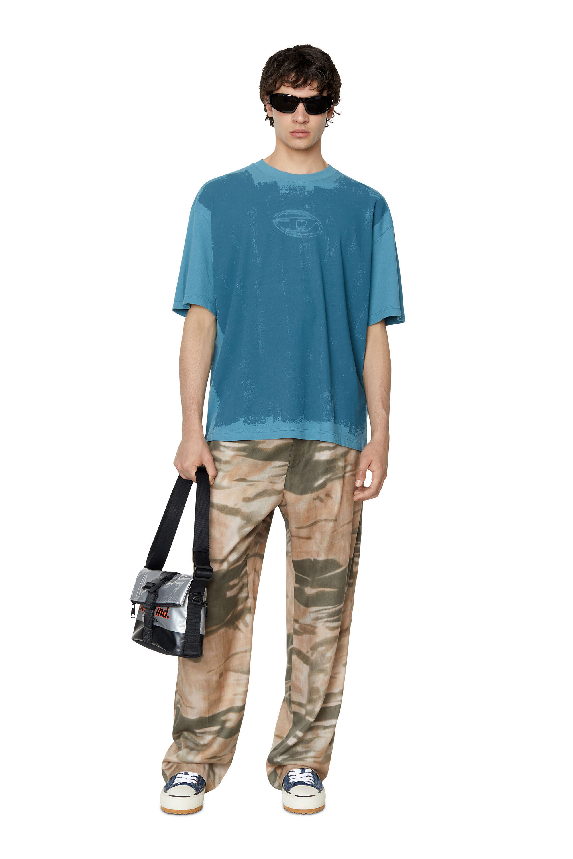 Diesel - T-WASH-E1, Bleu - Image 1
