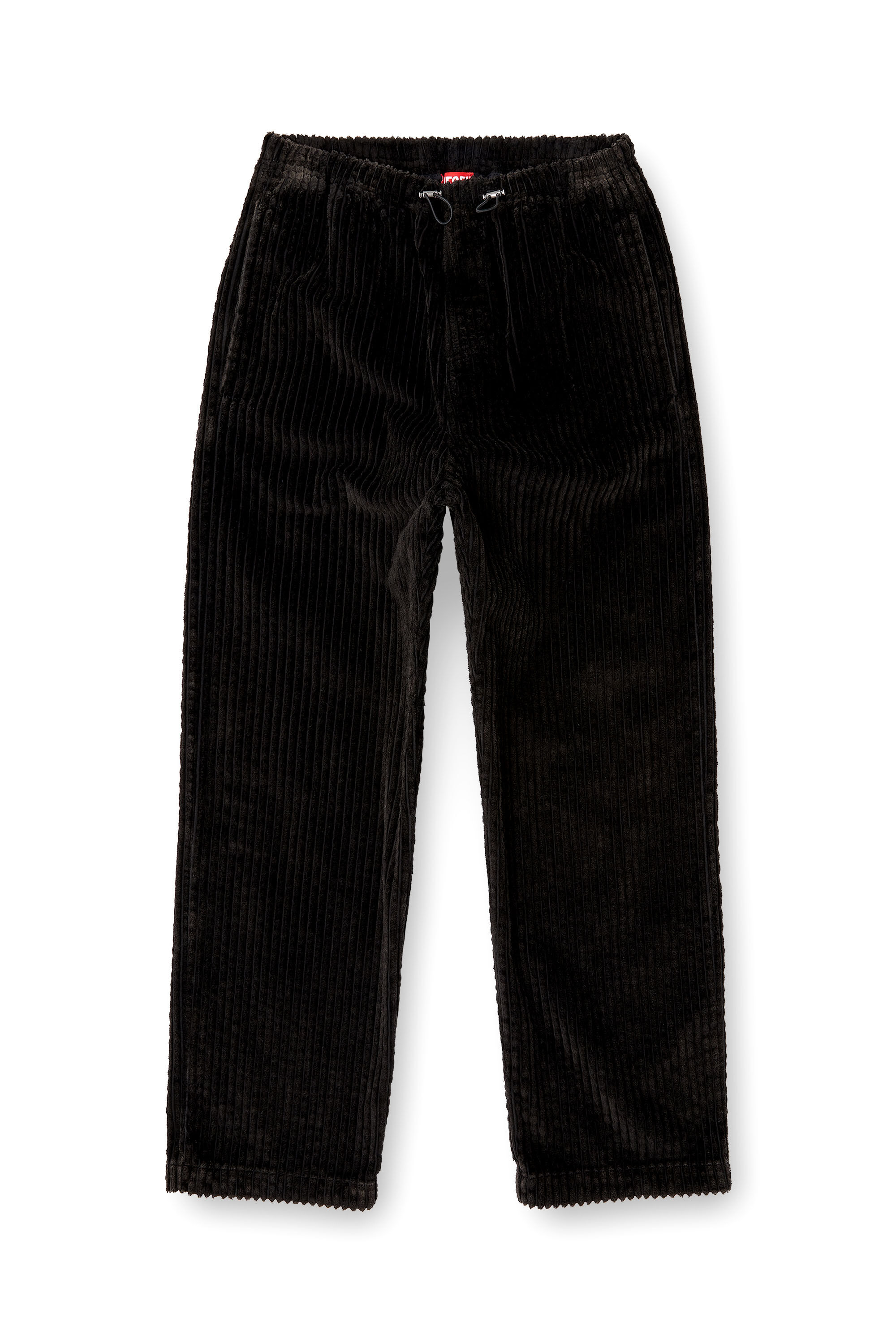 Diesel - P-MARTIAL, Pantalon en velours côtelé avec cordon de serrage Homme in Marron - 2