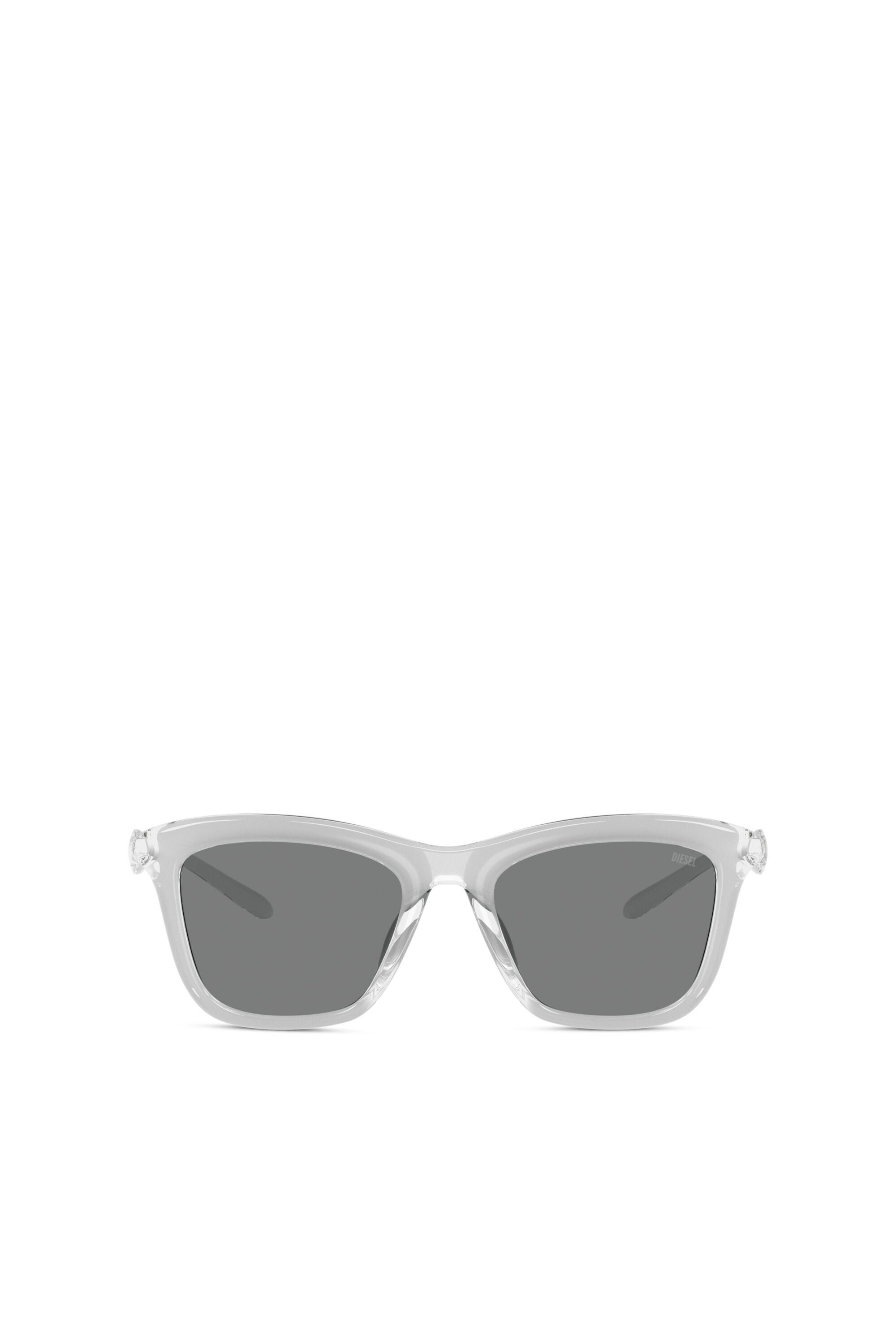 Diesel - 0DL3008U, Lunettes de soleil carrées Mixte in Gris - 1