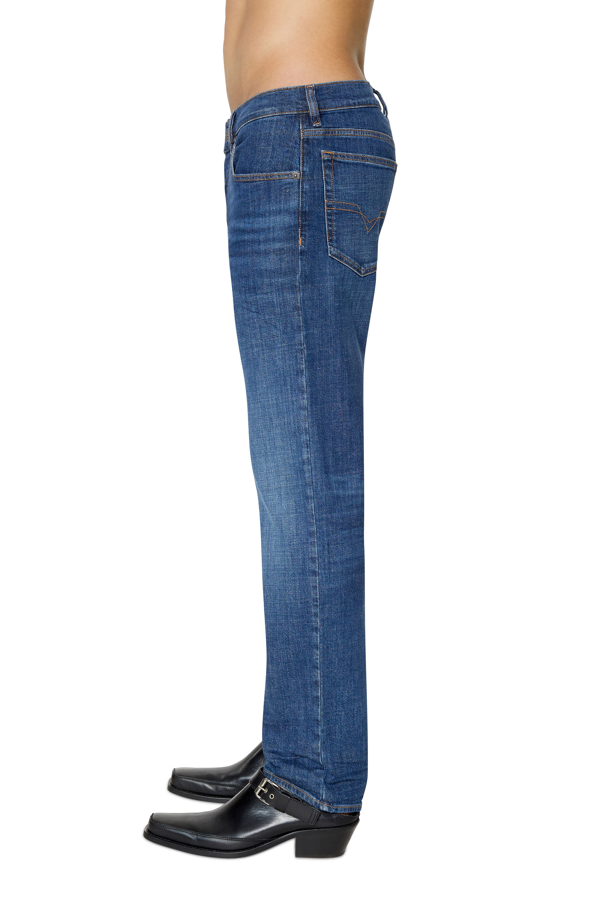 Diesel - D-Mihtry 0IHAR Straight Jeans, Bleu Foncé - Image 5