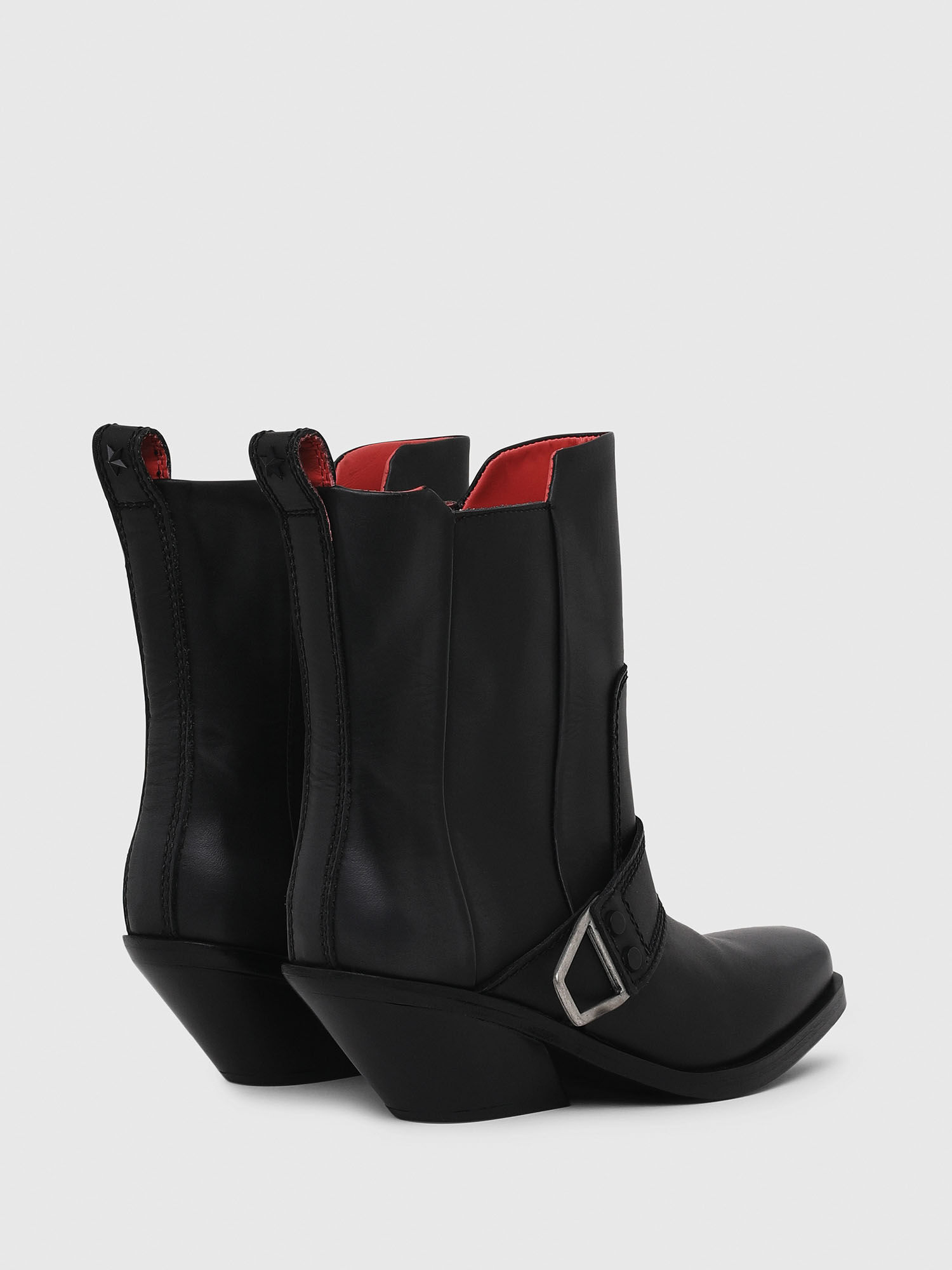 botte a talon oblique